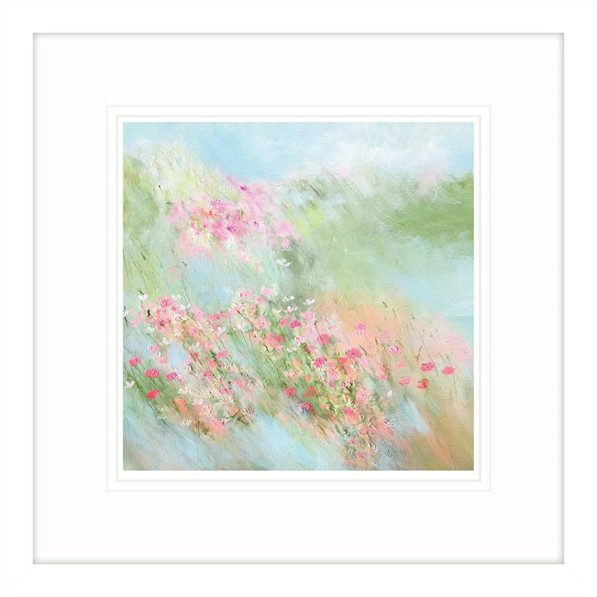 Framed Prints*Whistlefish Pastel Meadow Small Framed Print