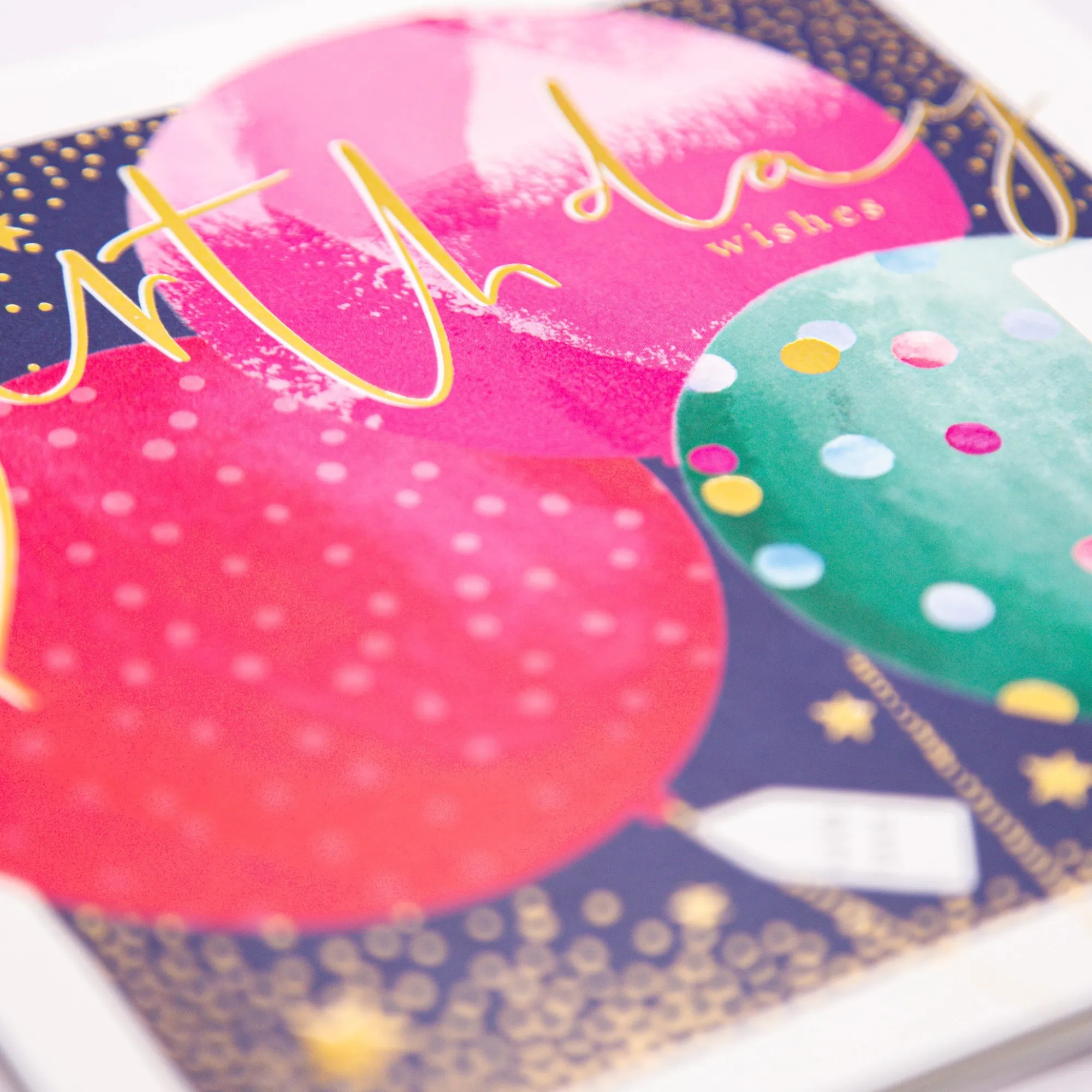 Birthday|For Her*Whistlefish Patterned Balloons Birthday Card