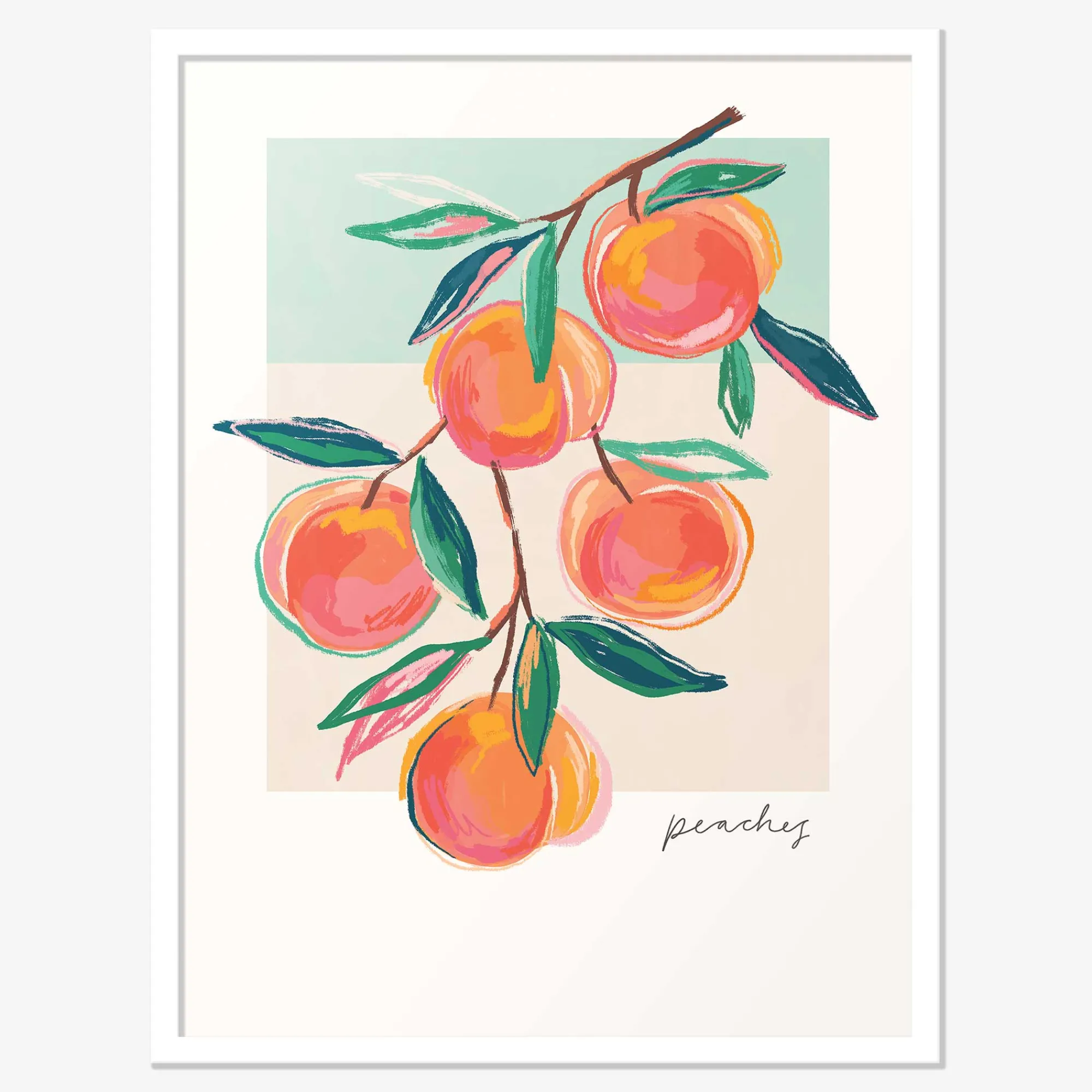 Framed Prints*Whistlefish Peaches Framed Print