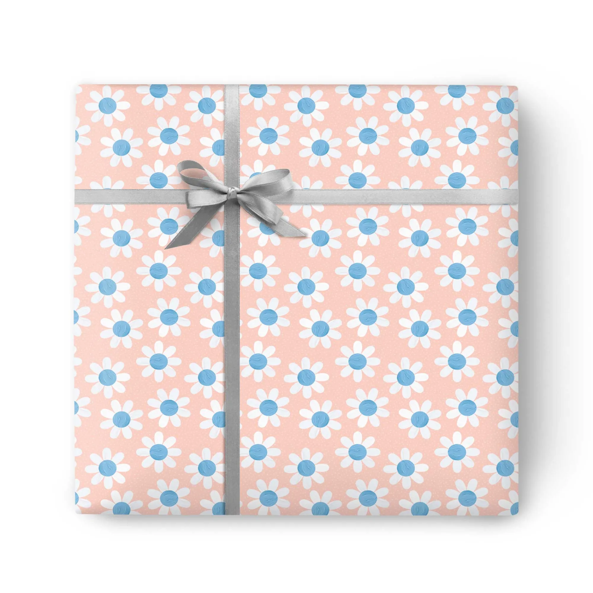 Gift Wrap|Birthday*Whistlefish Peachfuzz Daisy Wrapping Paper