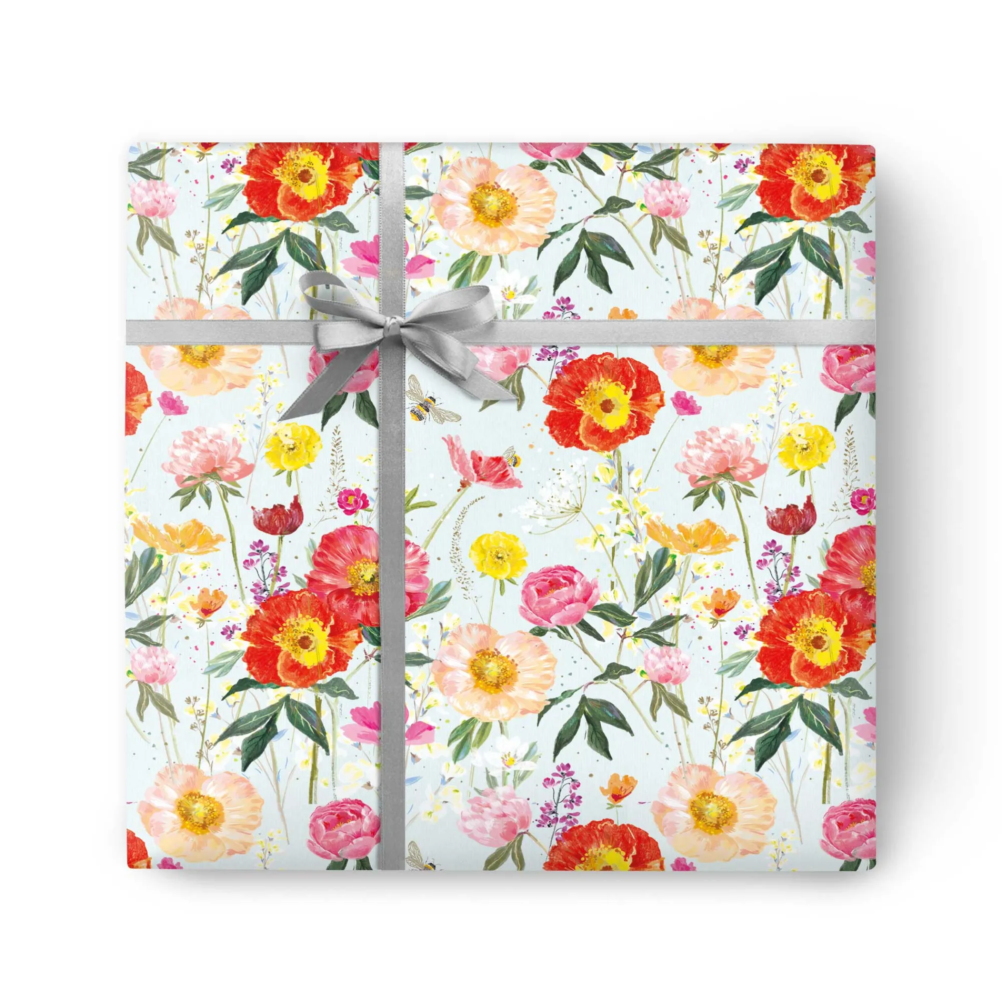 Gift Wrap|Birthday*Whistlefish Peonies And Poppies Wrapping Paper