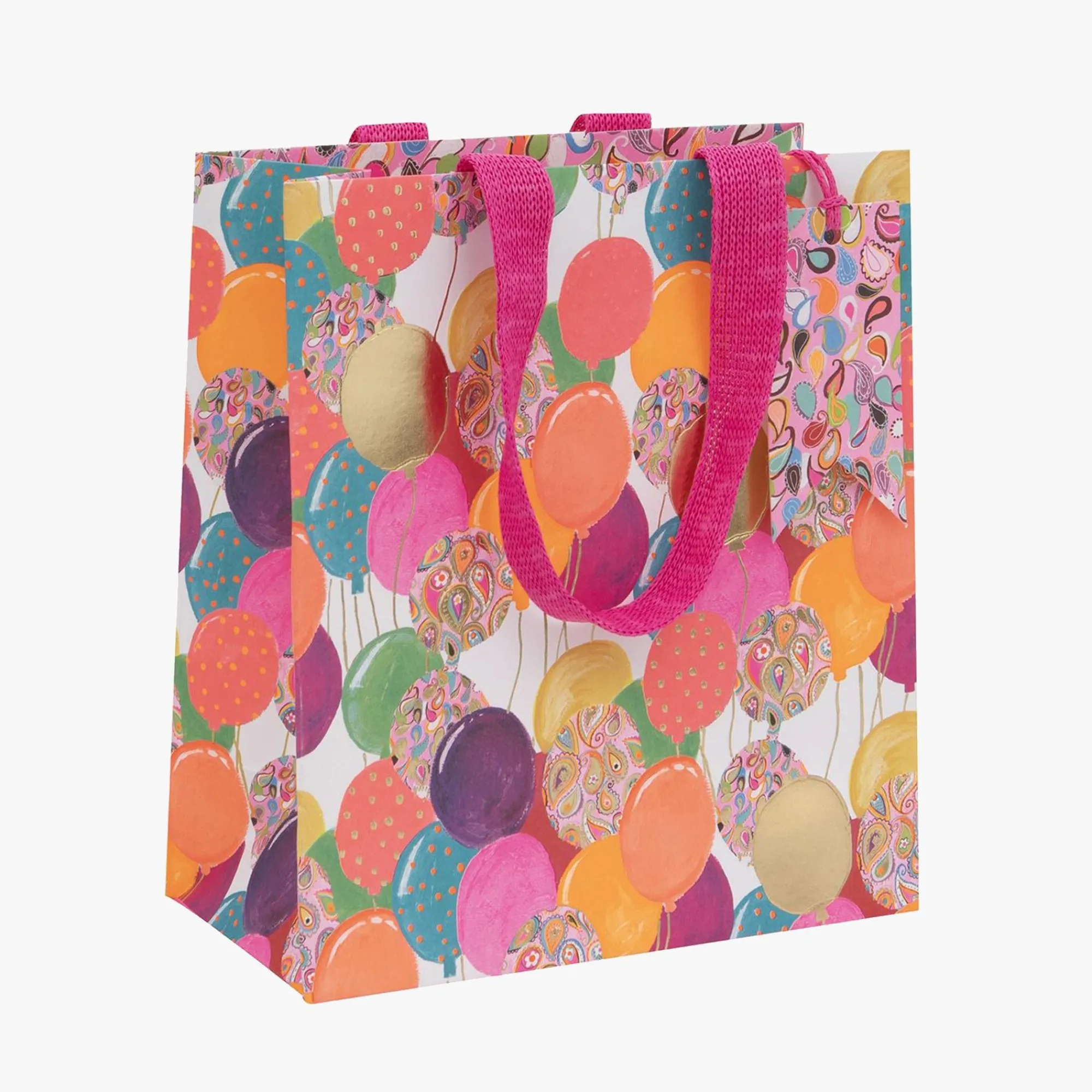 Gift Bags|Gift Bags*Whistlefish Pink Balloons Medium Gift Bag