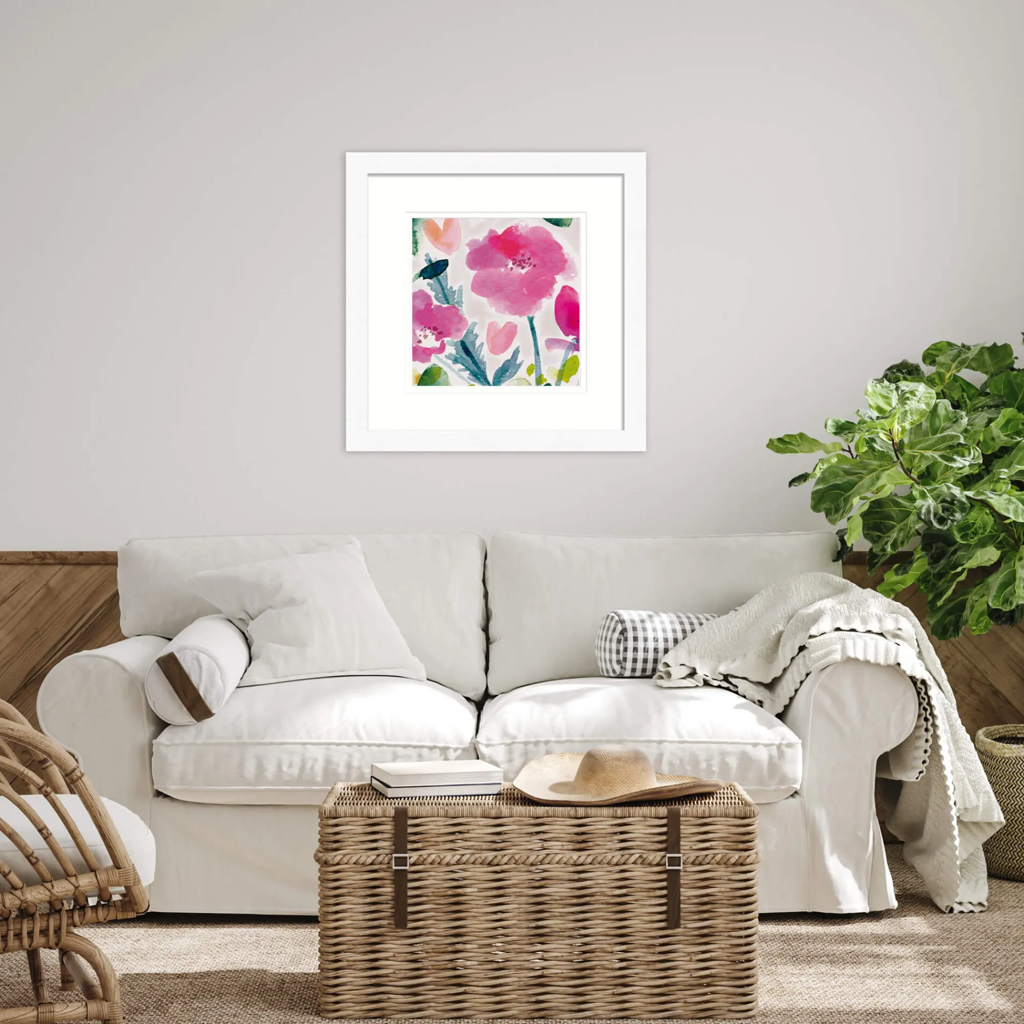 Unframed Prints*Whistlefish Pink Blossom Medium Art Print
