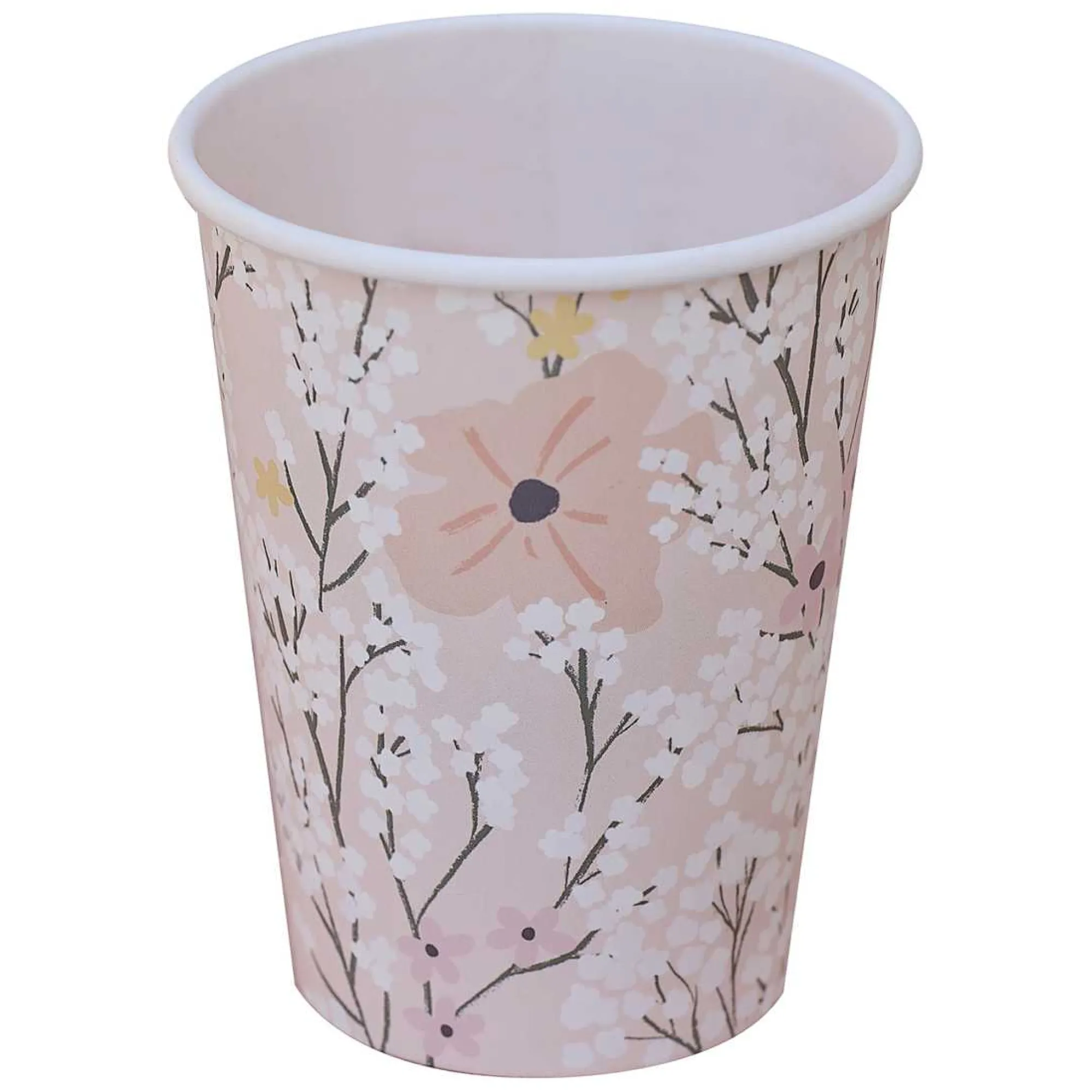 Paper Cups|Floral*Whistlefish Pink Floral Party Cups