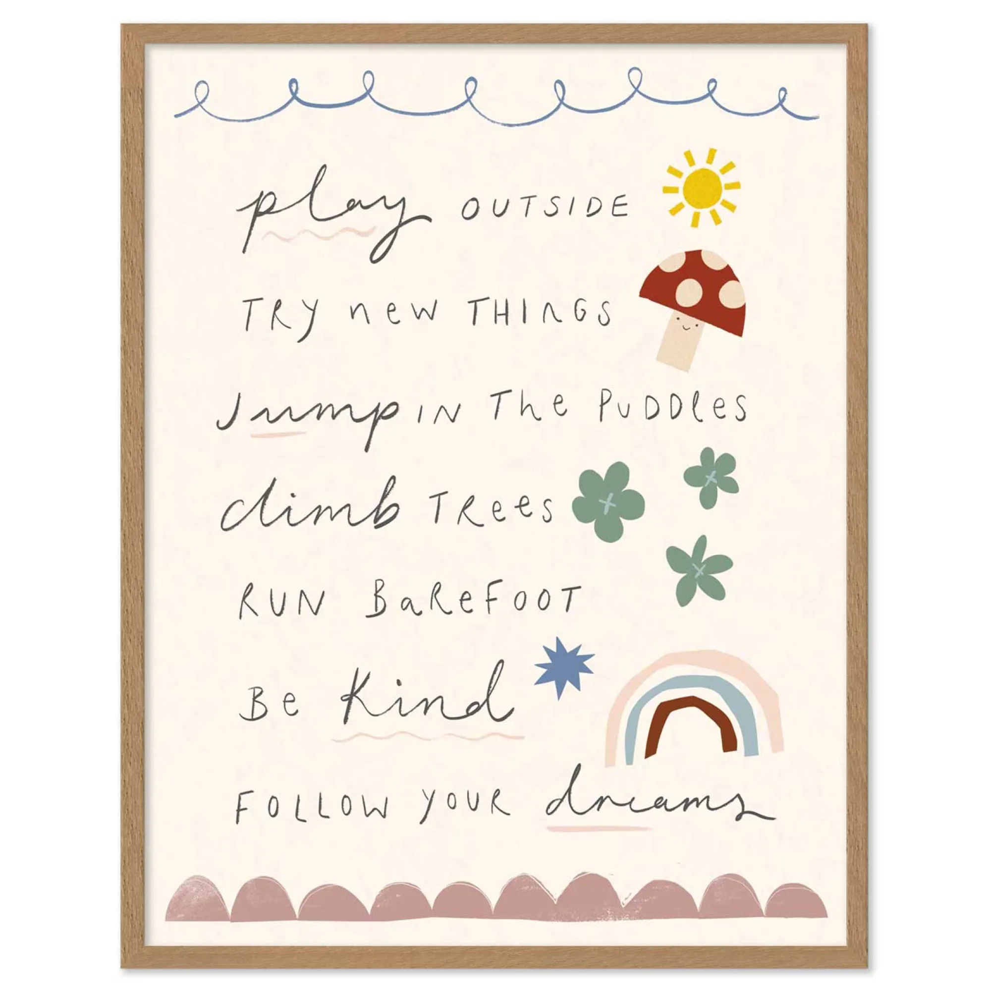 Wild Wonders|Framed Prints*Whistlefish Play Outside Medium Framed Print