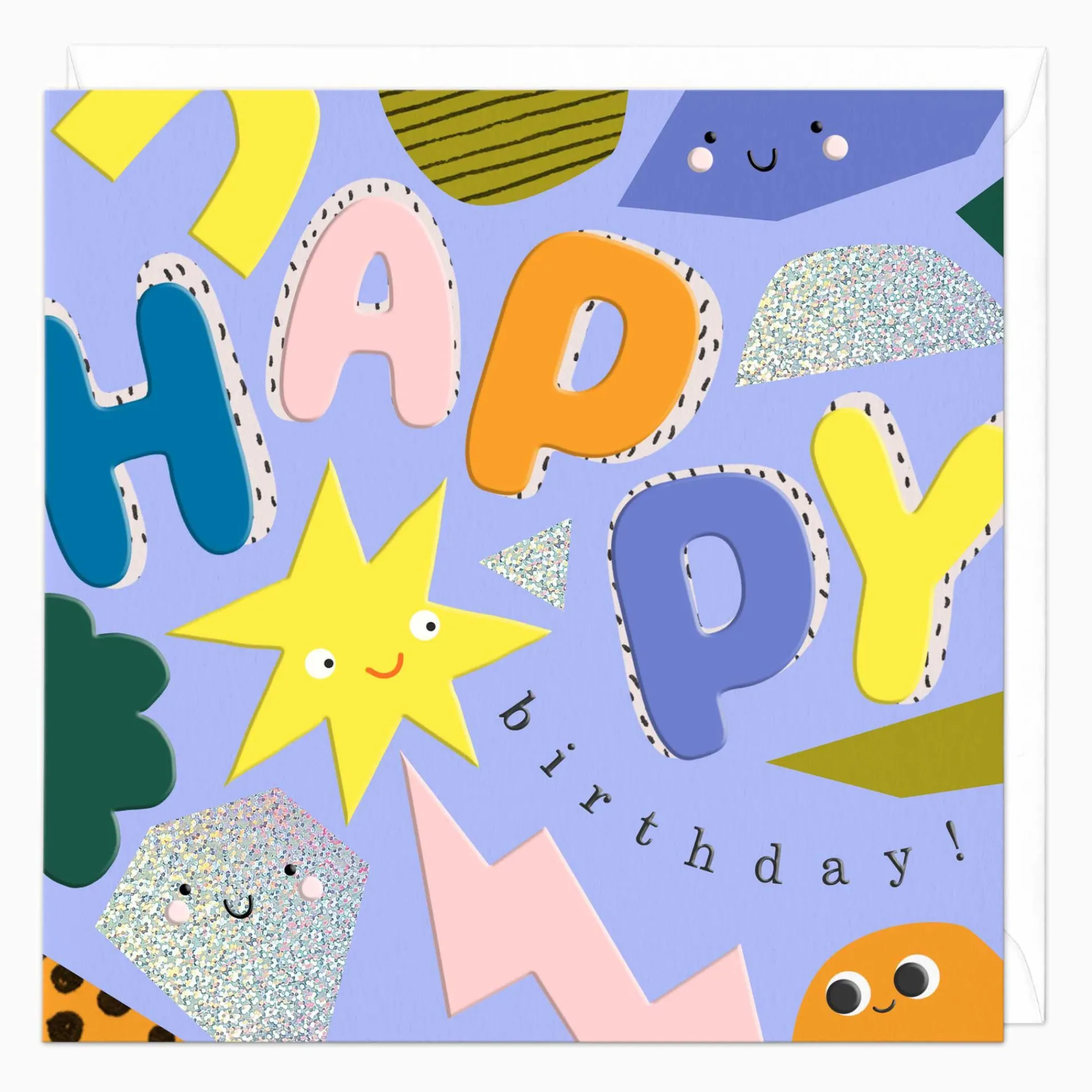Birthday|For Children*Whistlefish Playful Shapes Birthday Card