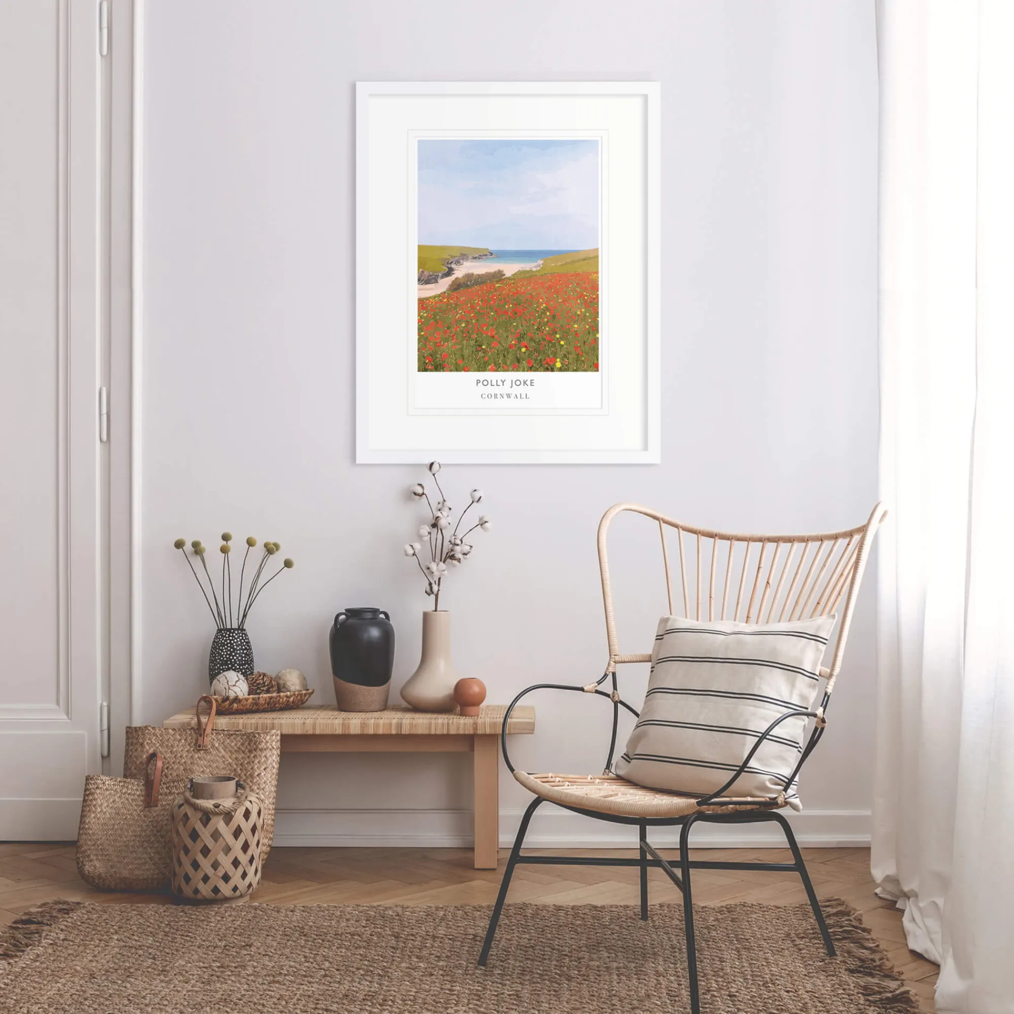 Travel|Framed Prints*Whistlefish Polly Joke Poppies Framed Print