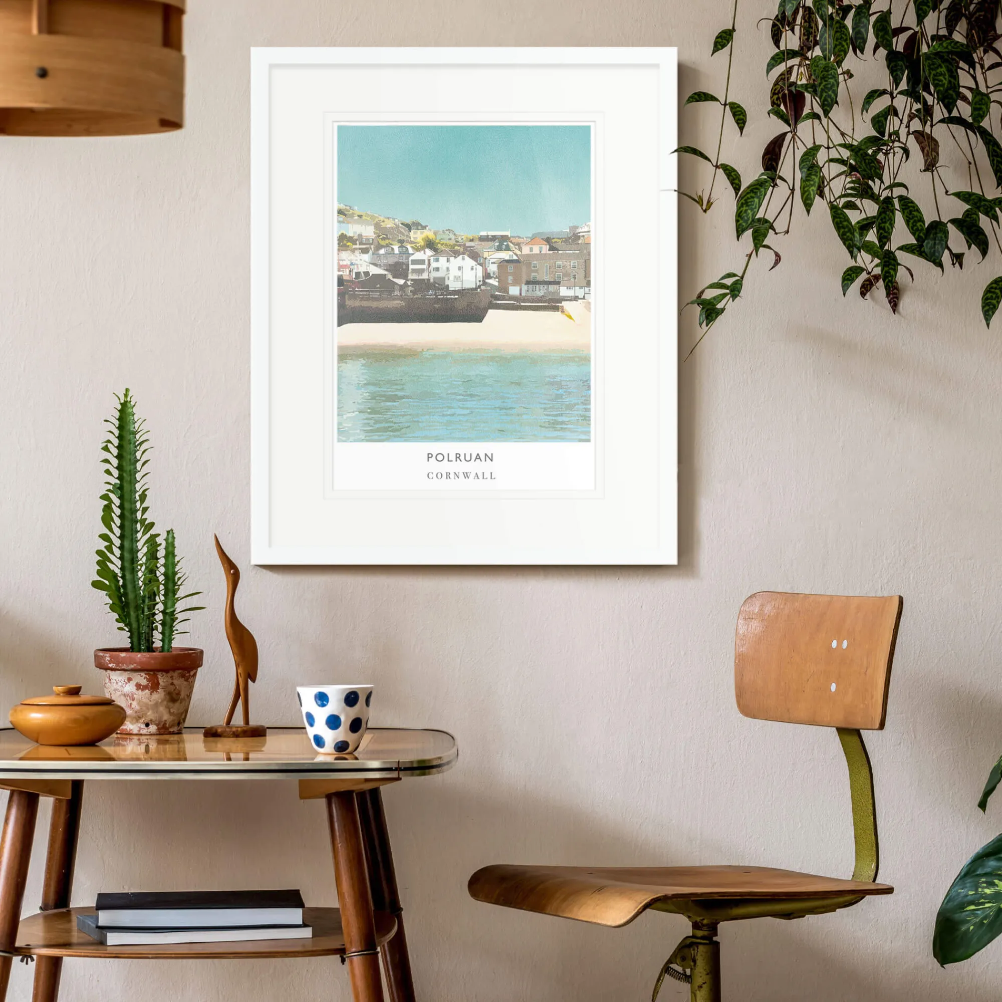 Unframed Prints*Whistlefish Polruan Cornwall Art Print