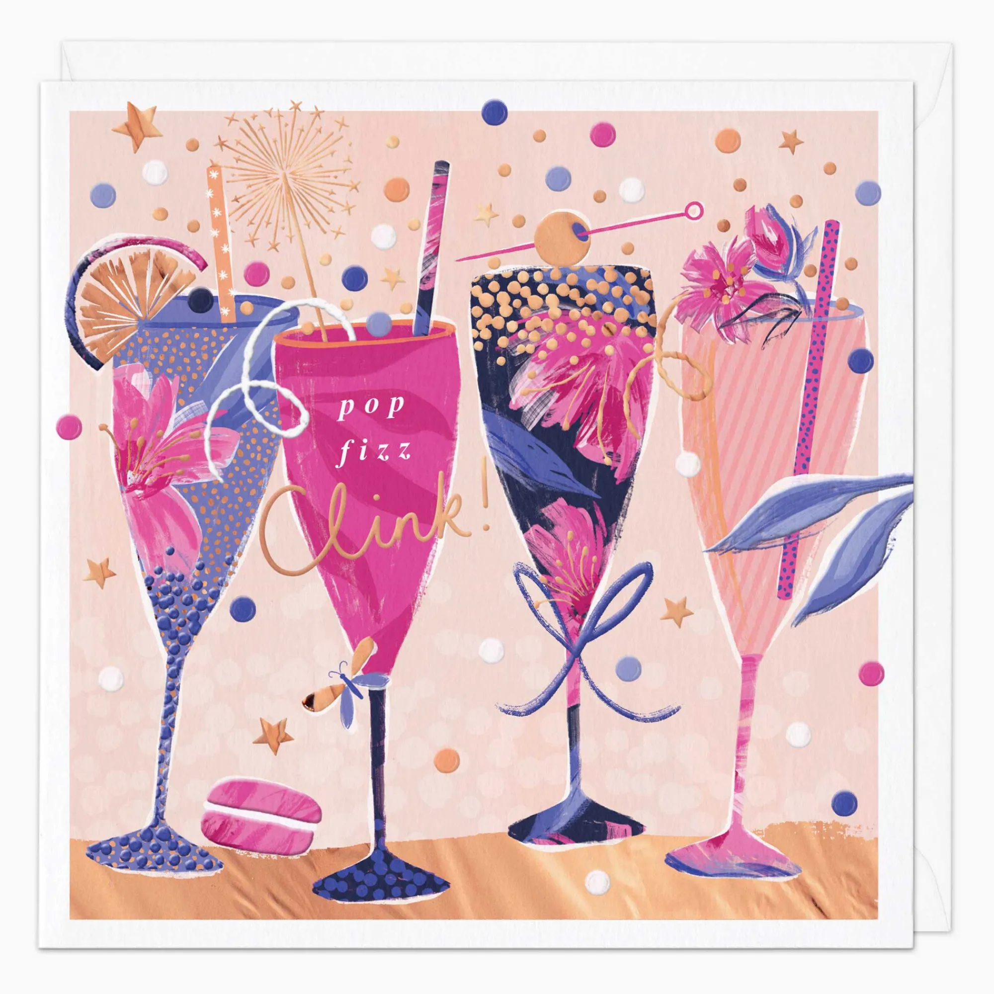 Birthday|For Her*Whistlefish Pop Fizz Clink Birthday Card