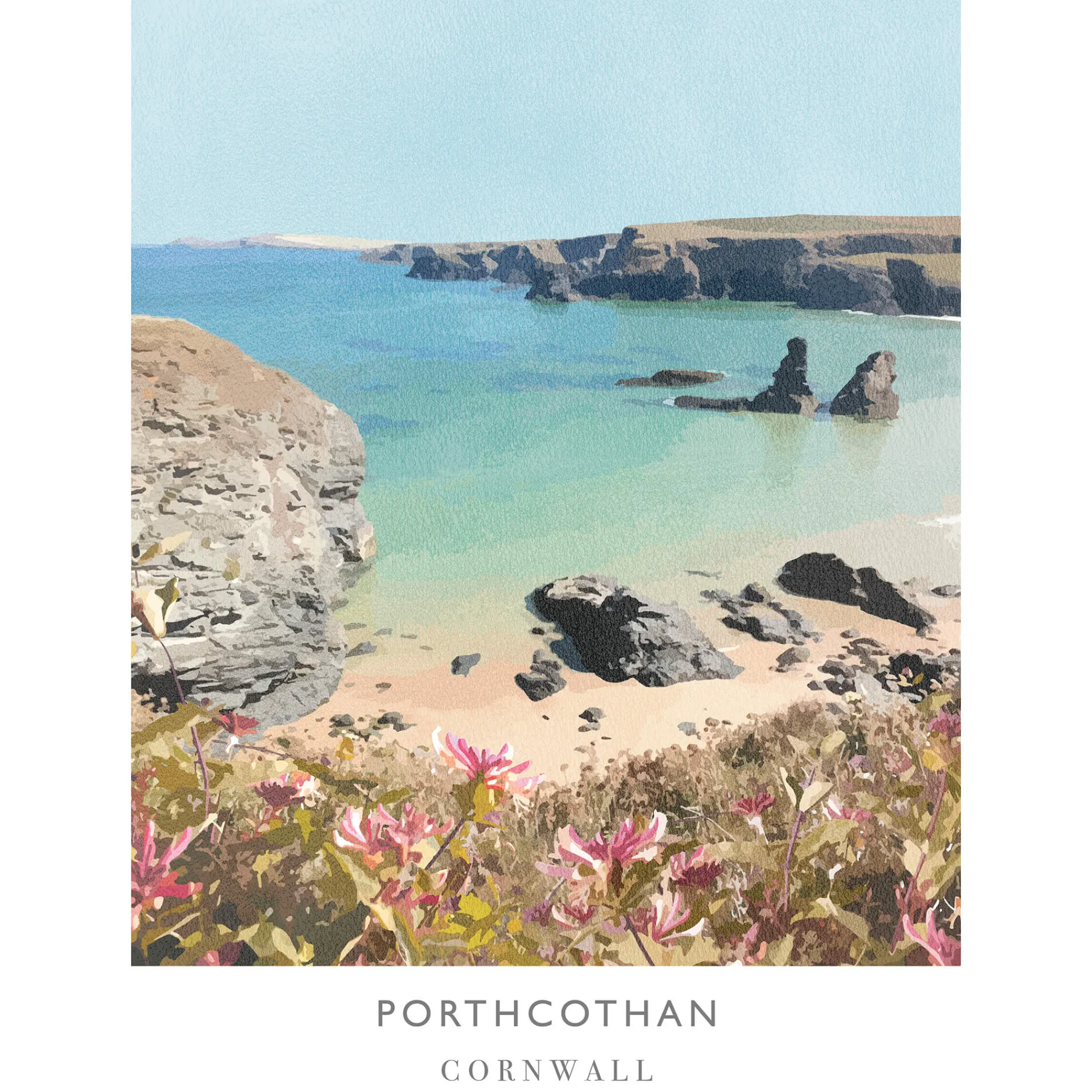 Unframed Prints*Whistlefish Porthcothan Art Print
