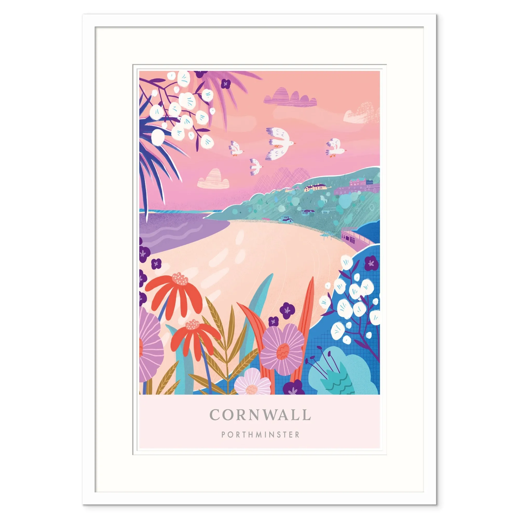 Framed Prints*Whistlefish Porthminster Brights Framed Print