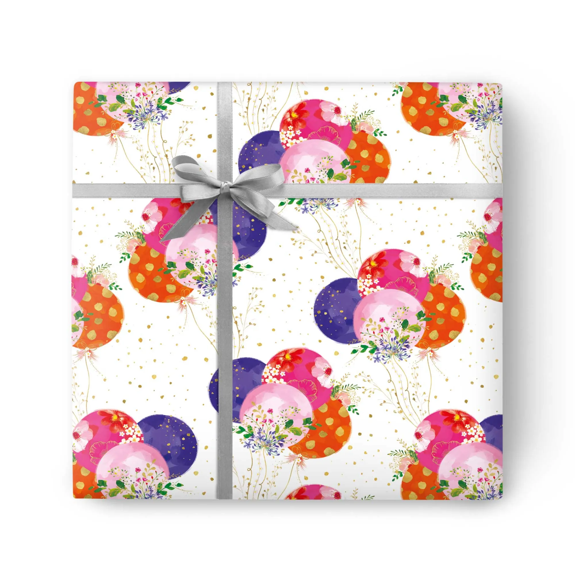 Gift Wrap|Birthday*Whistlefish Pretty Balloons Wrapping Paper