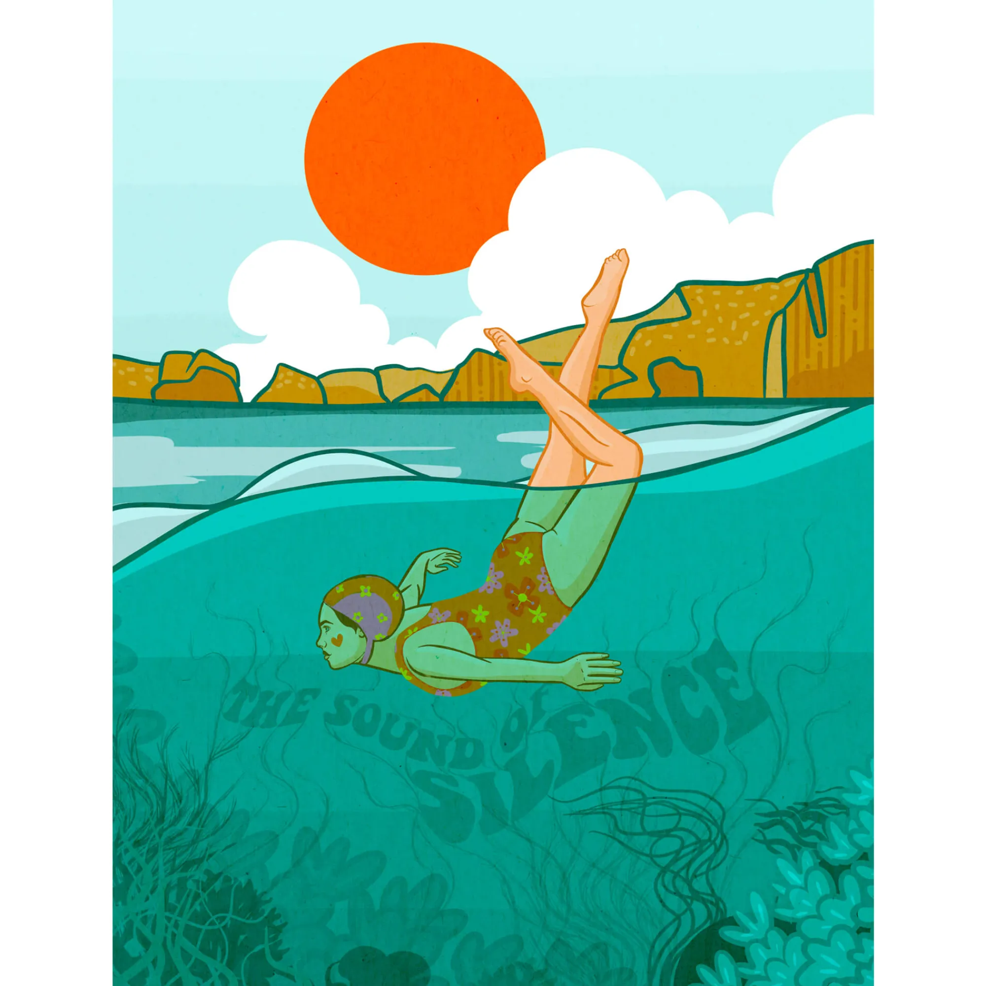 Unframed Prints*Whistlefish Pullandase Pool Art Print