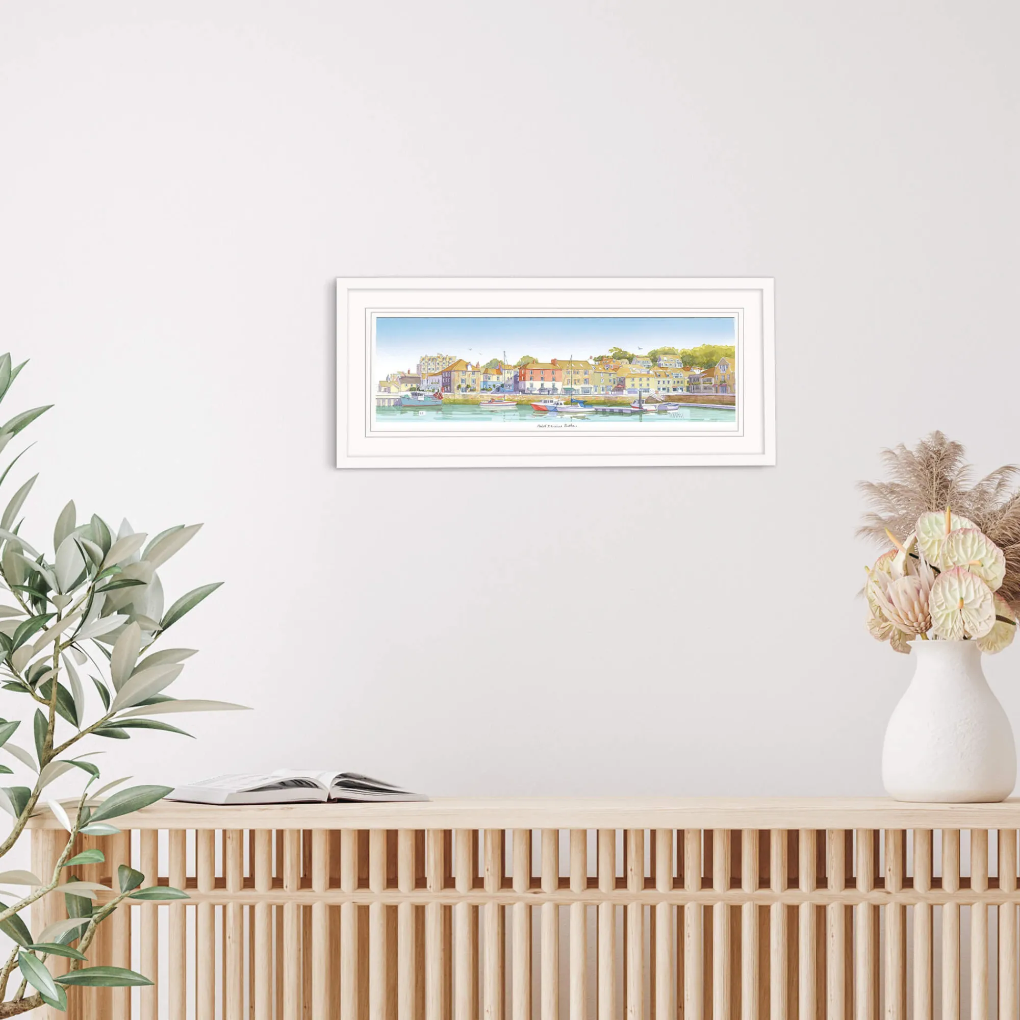 Unframed Prints*Whistlefish Quiet Evening Padstow Art Print