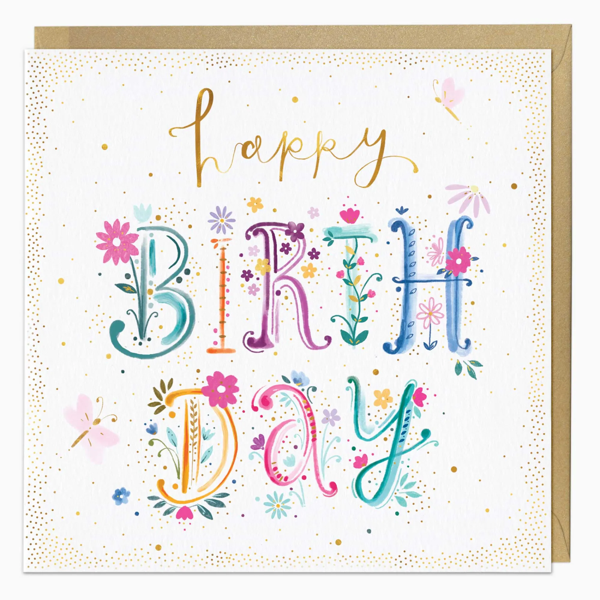 Birthday|For Her*Whistlefish Quirky Birthday Floral Card