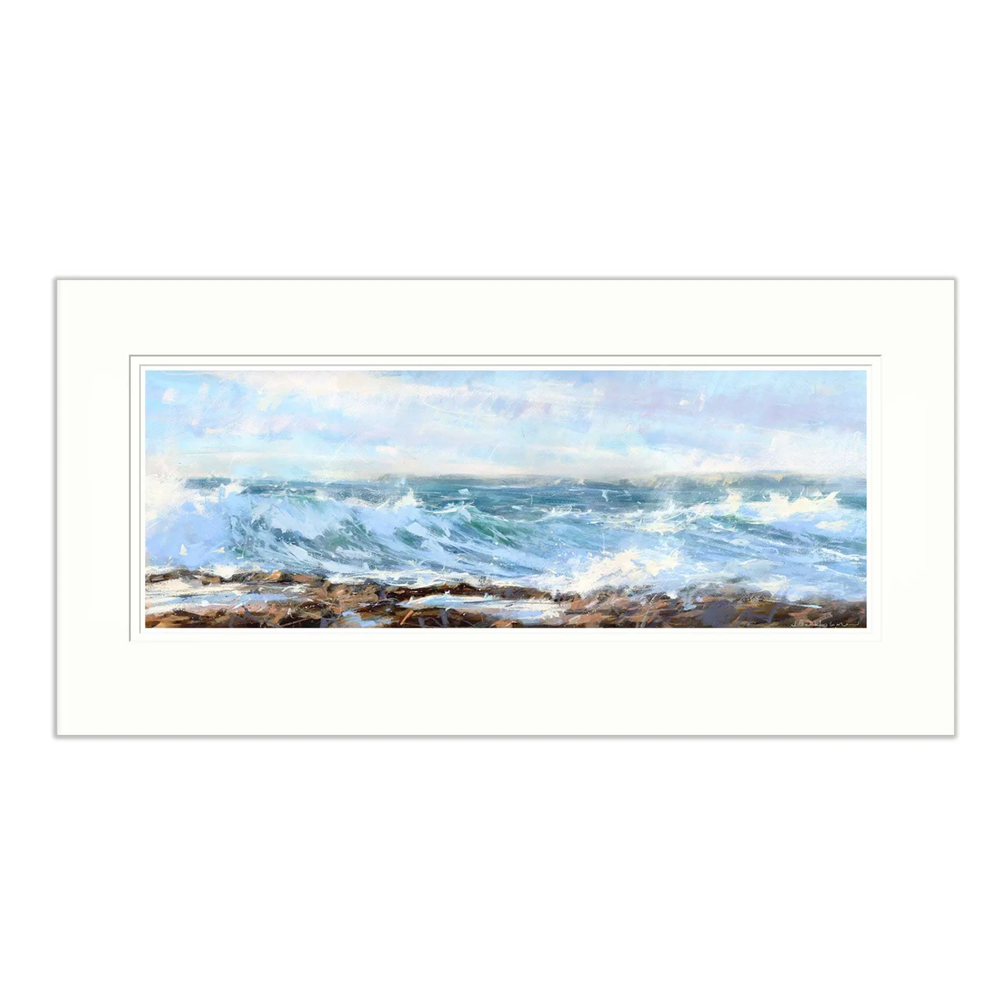 Mounted Prints*Whistlefish Reef Breaker Fast Clouds M. Print
