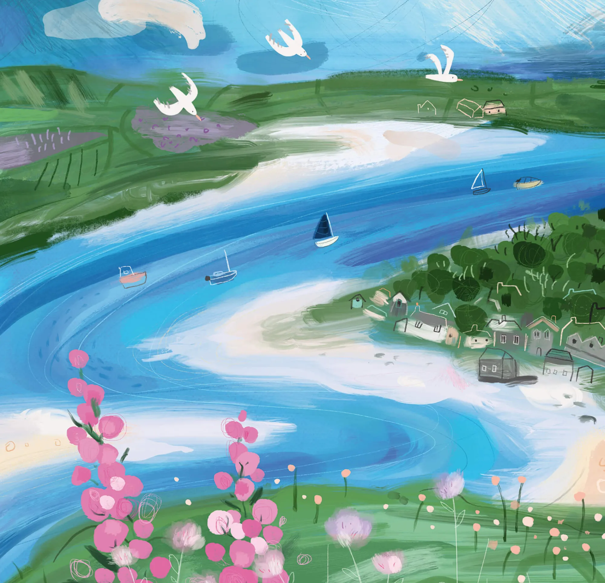 Unframed Prints*Whistlefish Rock Beach Art Print