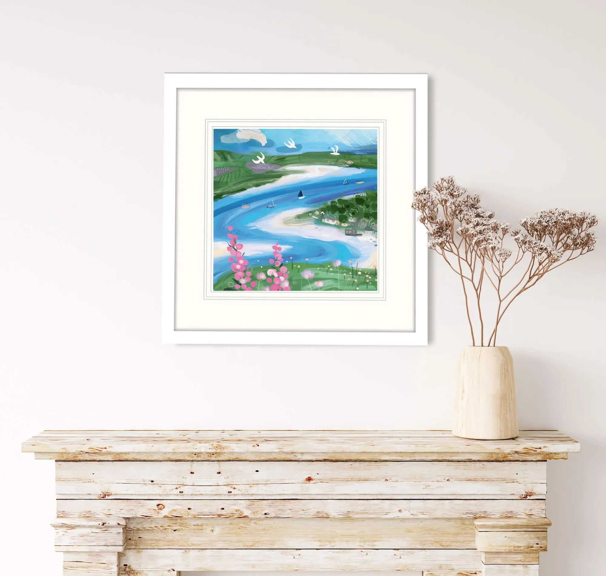 Unframed Prints*Whistlefish Rock Beach Art Print