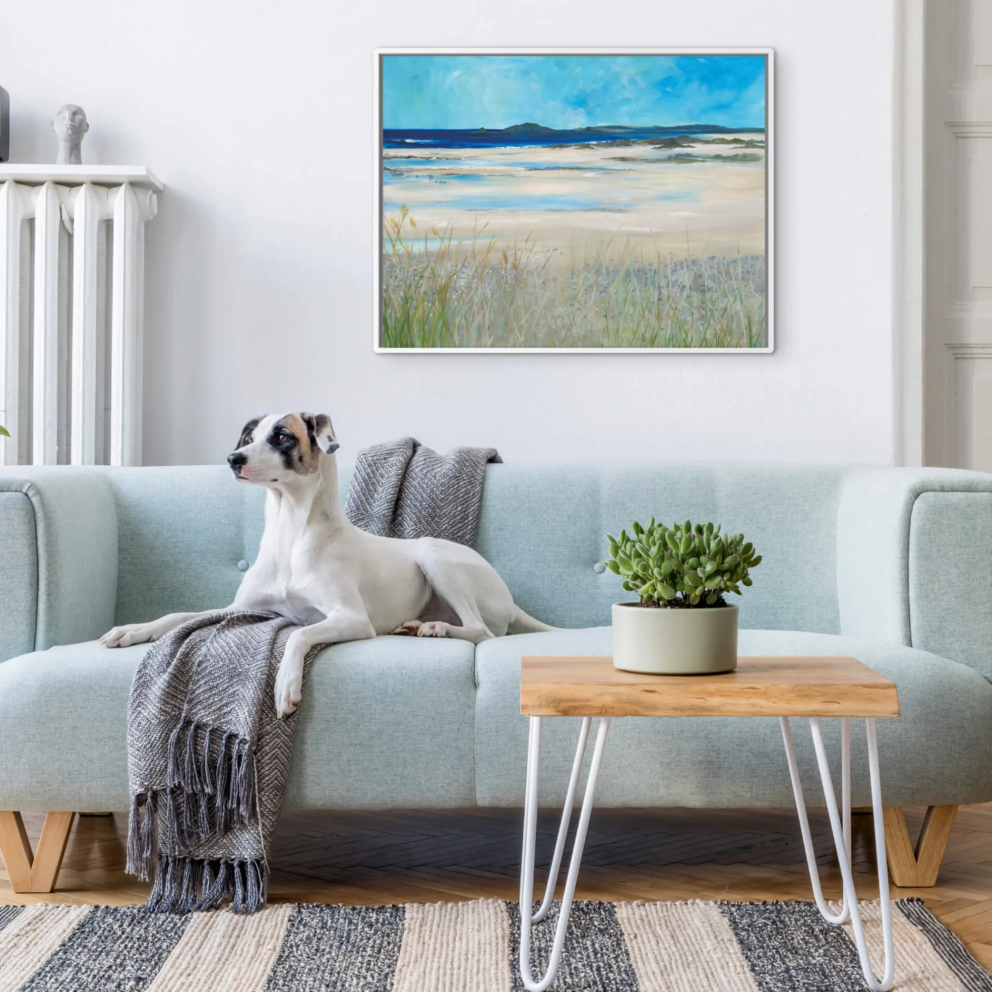 Cornwall|Coastal Scenes*Whistlefish Rock Estuary Framed Canvas