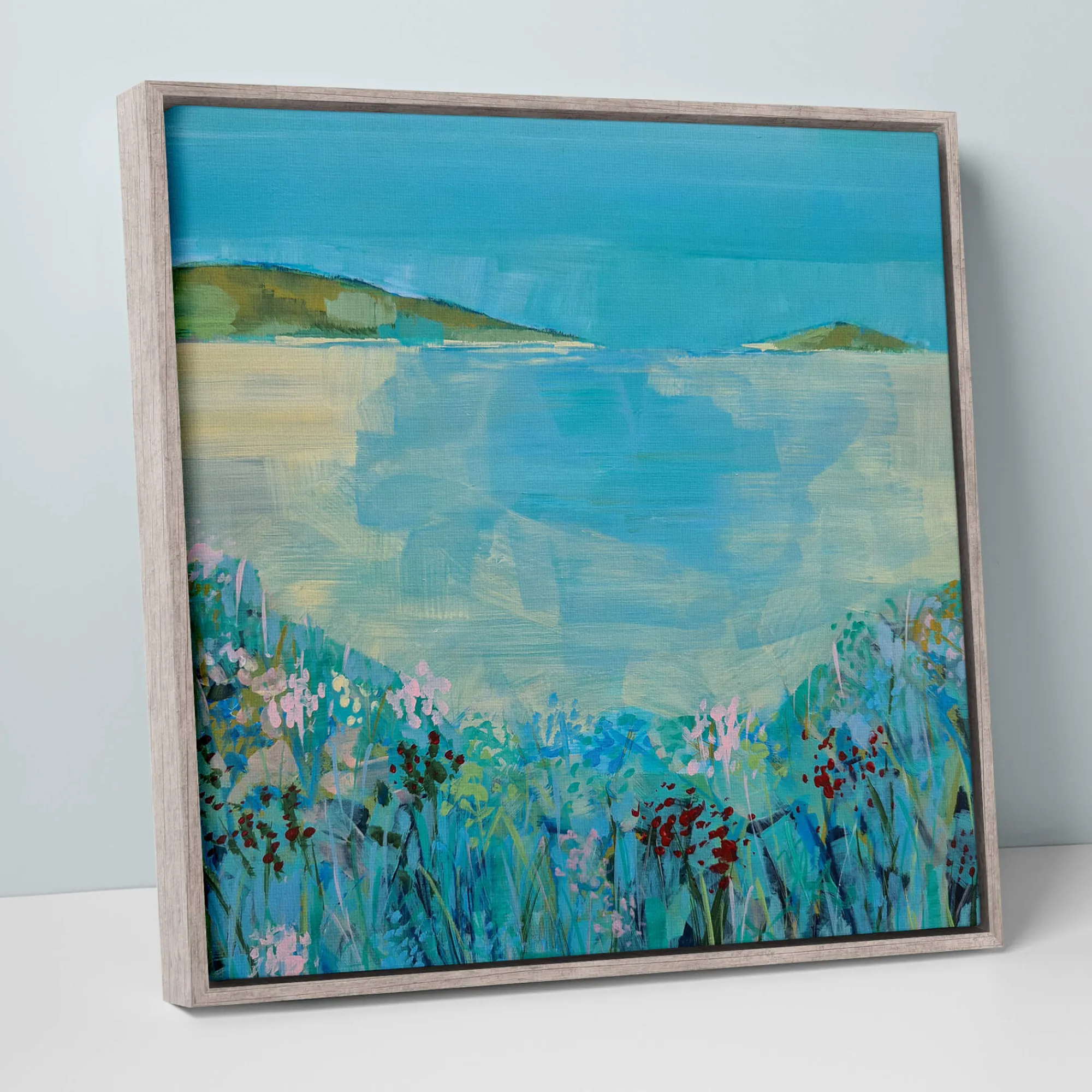 Cornwall|Coastal Scenes*Whistlefish Rock Large Framed Canvas