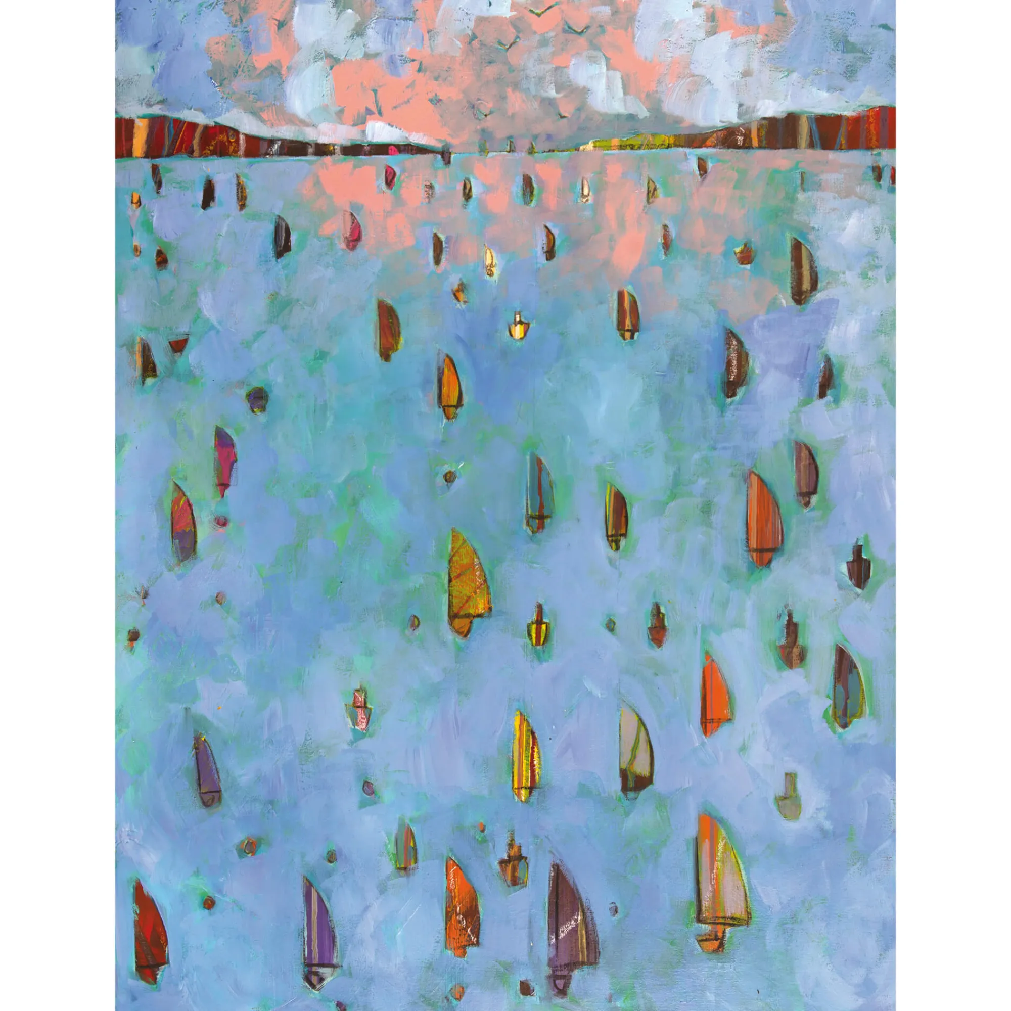 Unframed Prints*Whistlefish Sailing At Sunrise Art Print