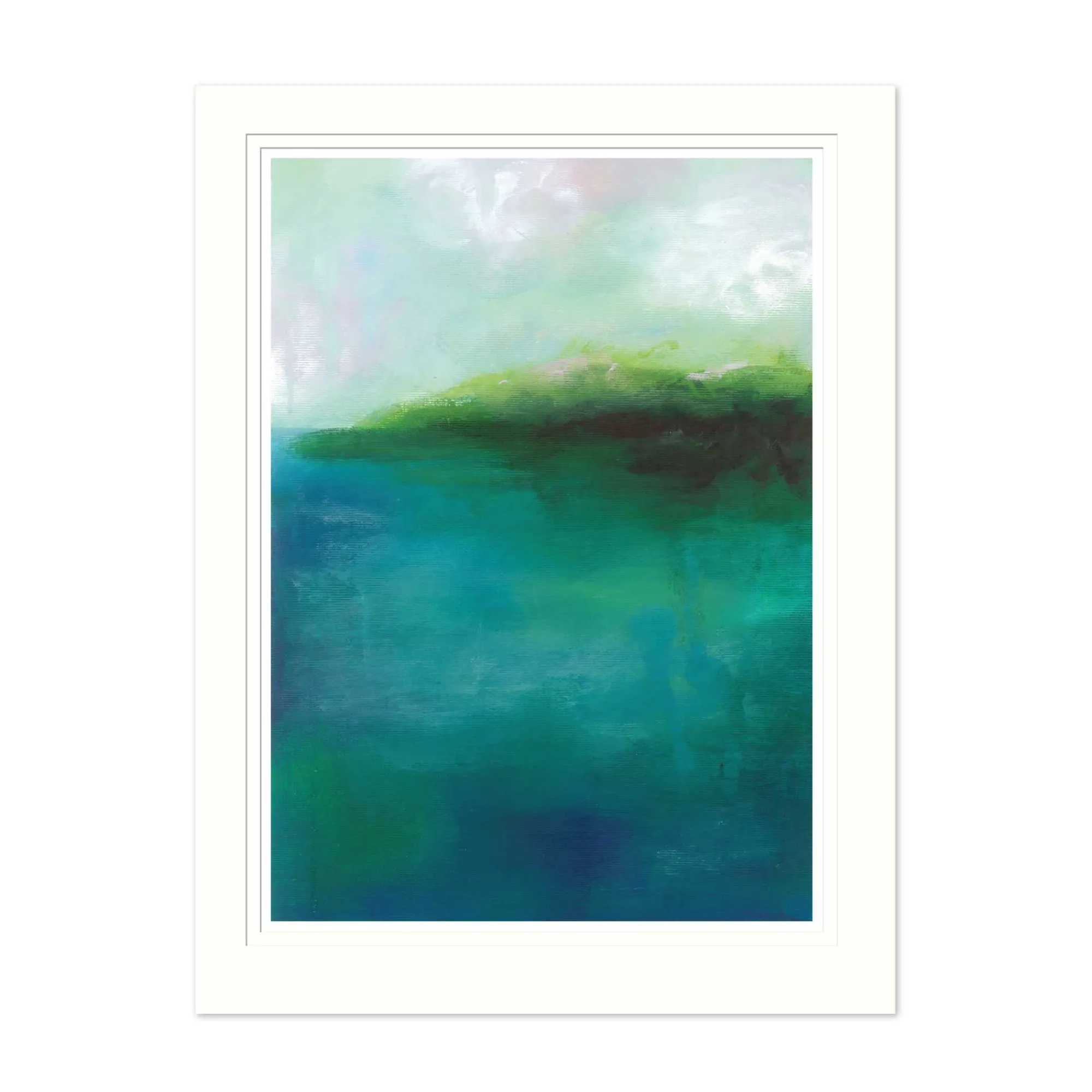 Mounted Prints*Whistlefish Saltwater Shift Mounted Print