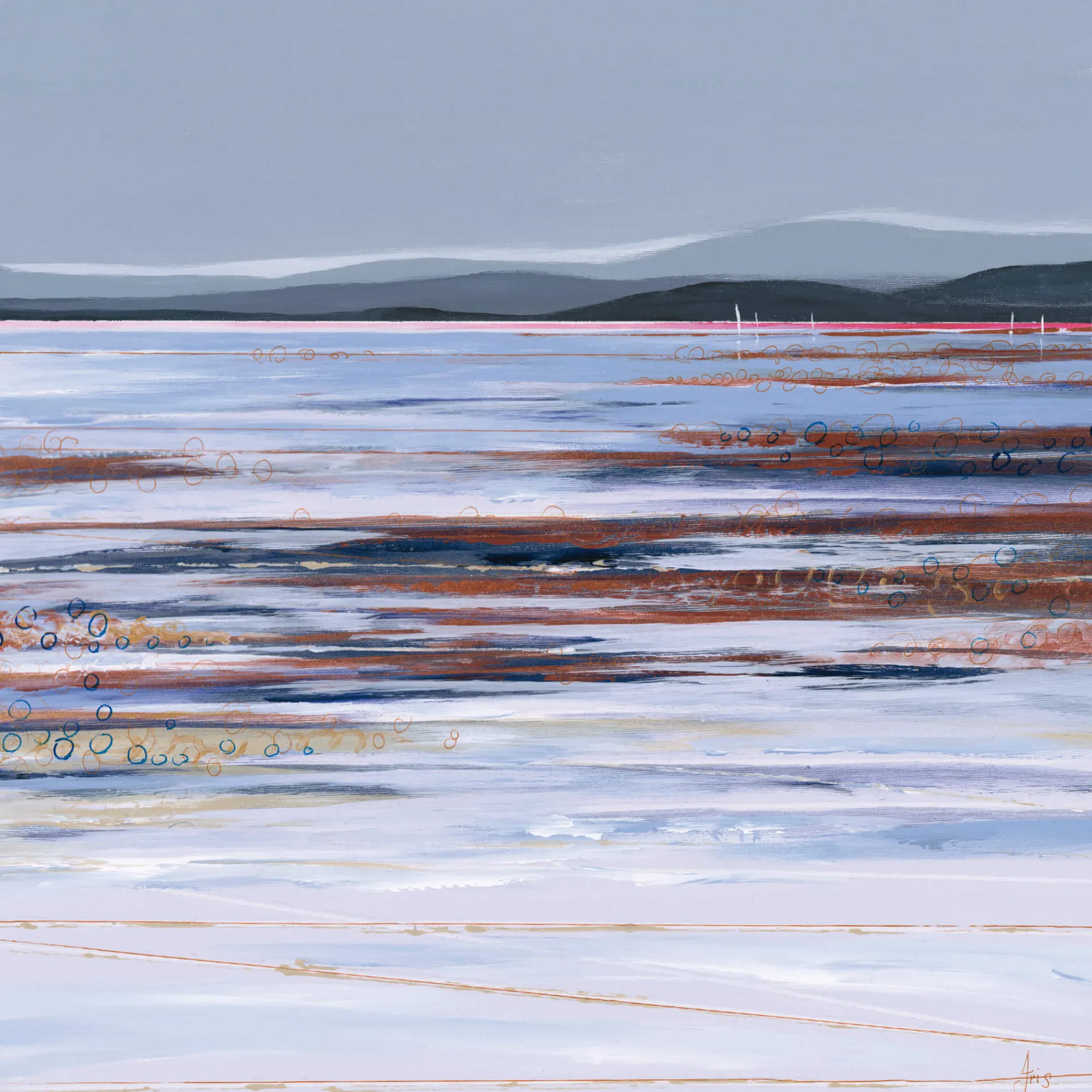 Unframed Prints*Whistlefish Sands Of Time, North Sands Art Print