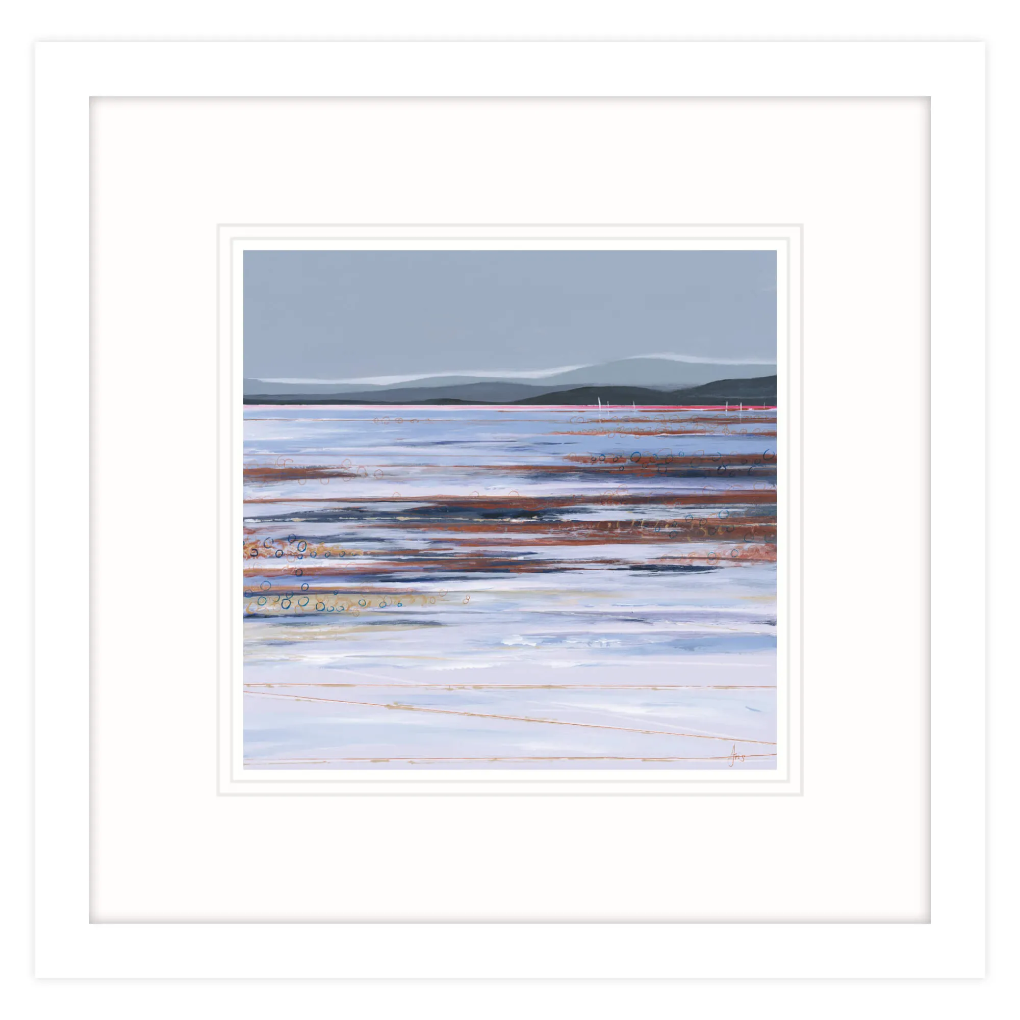 Salcombe|Devon*Whistlefish Sands Of Time, North Sands Framed Print