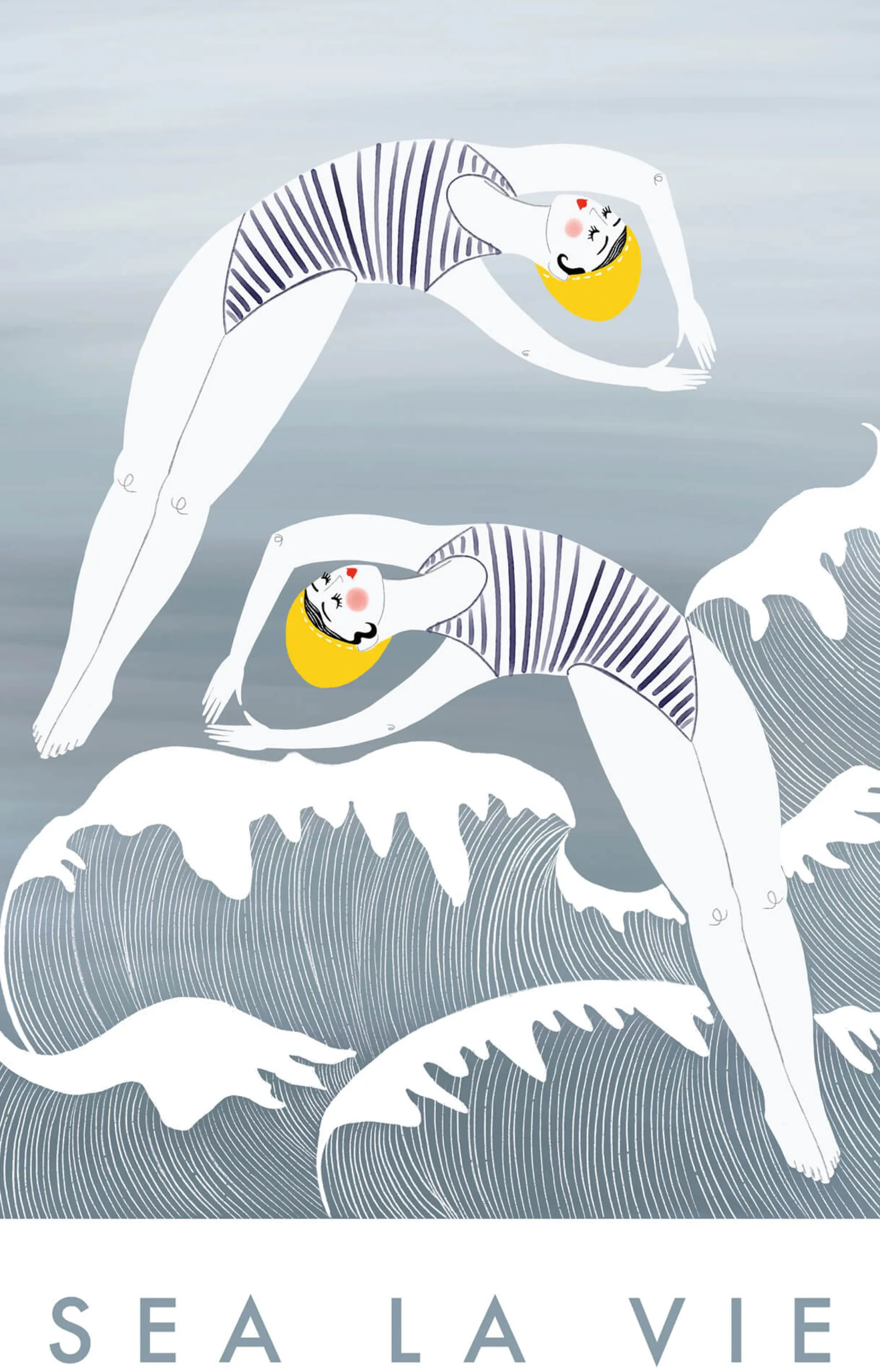 Unframed Prints*Whistlefish Sea La Vie Art Print