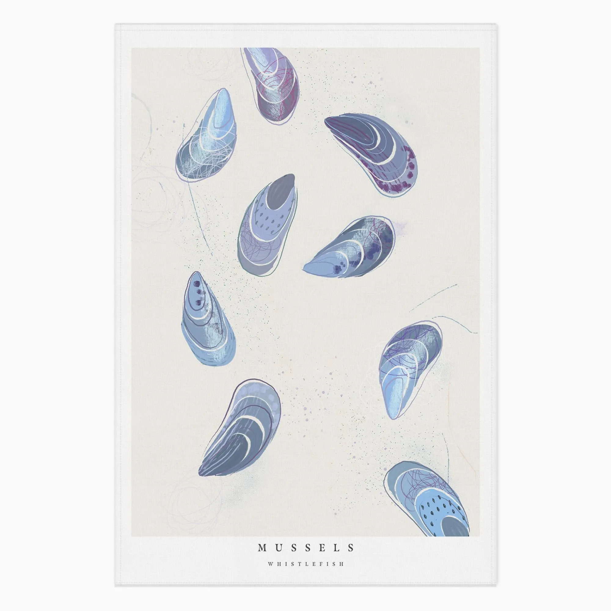 Under £20|Under £10*Whistlefish Seagrass Mussels Tea Towel