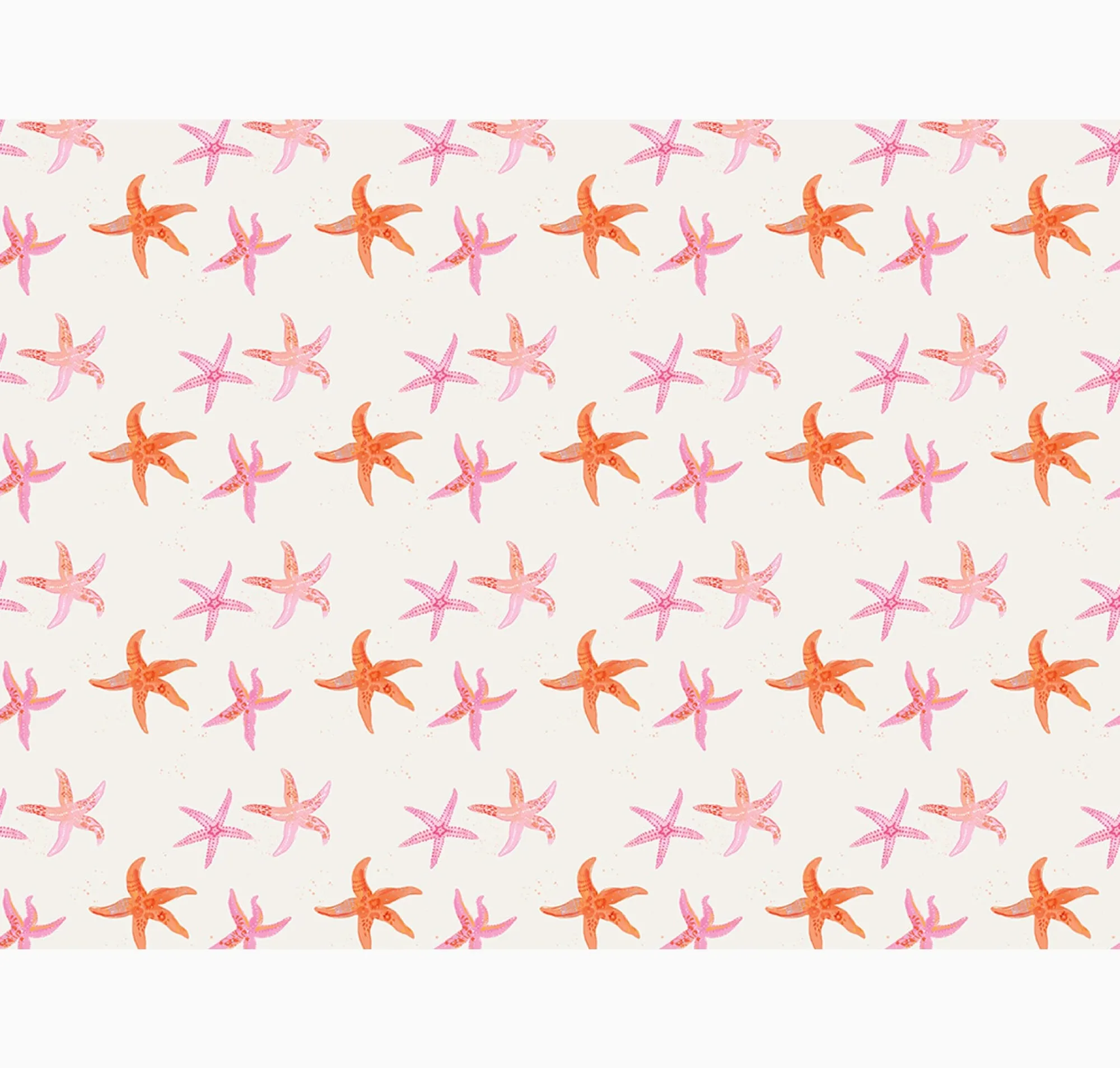 Gift Wrap|For Her*Whistlefish Seagrass Starfish Wrapping Paper