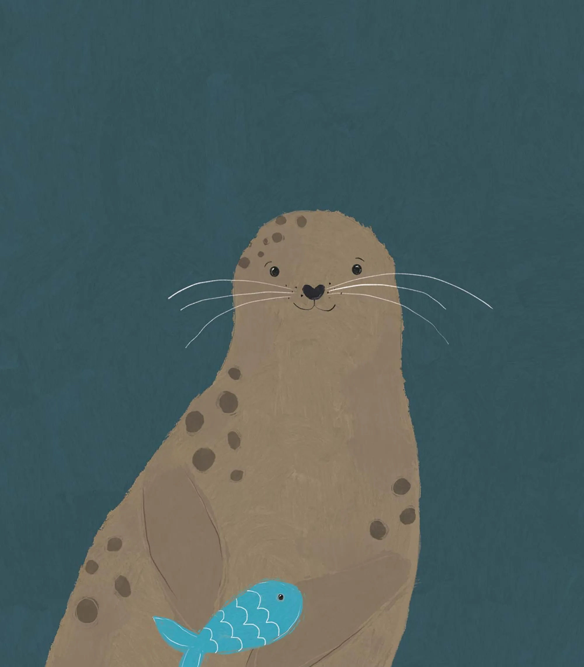 Unframed Prints*Whistlefish Seal Small Art Print