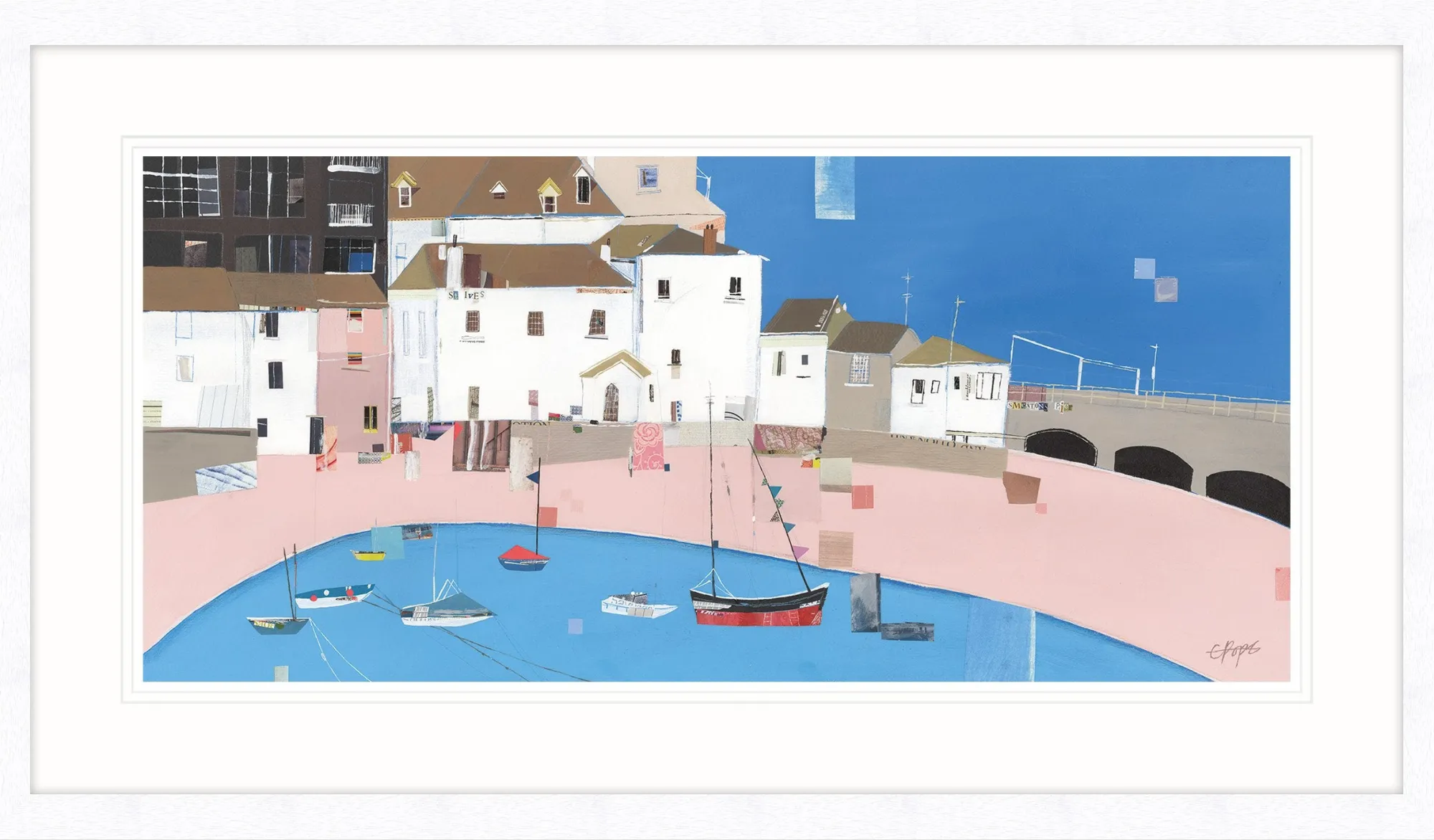 St Ives|Cornwall*Whistlefish Smeatons Pier Framed Print