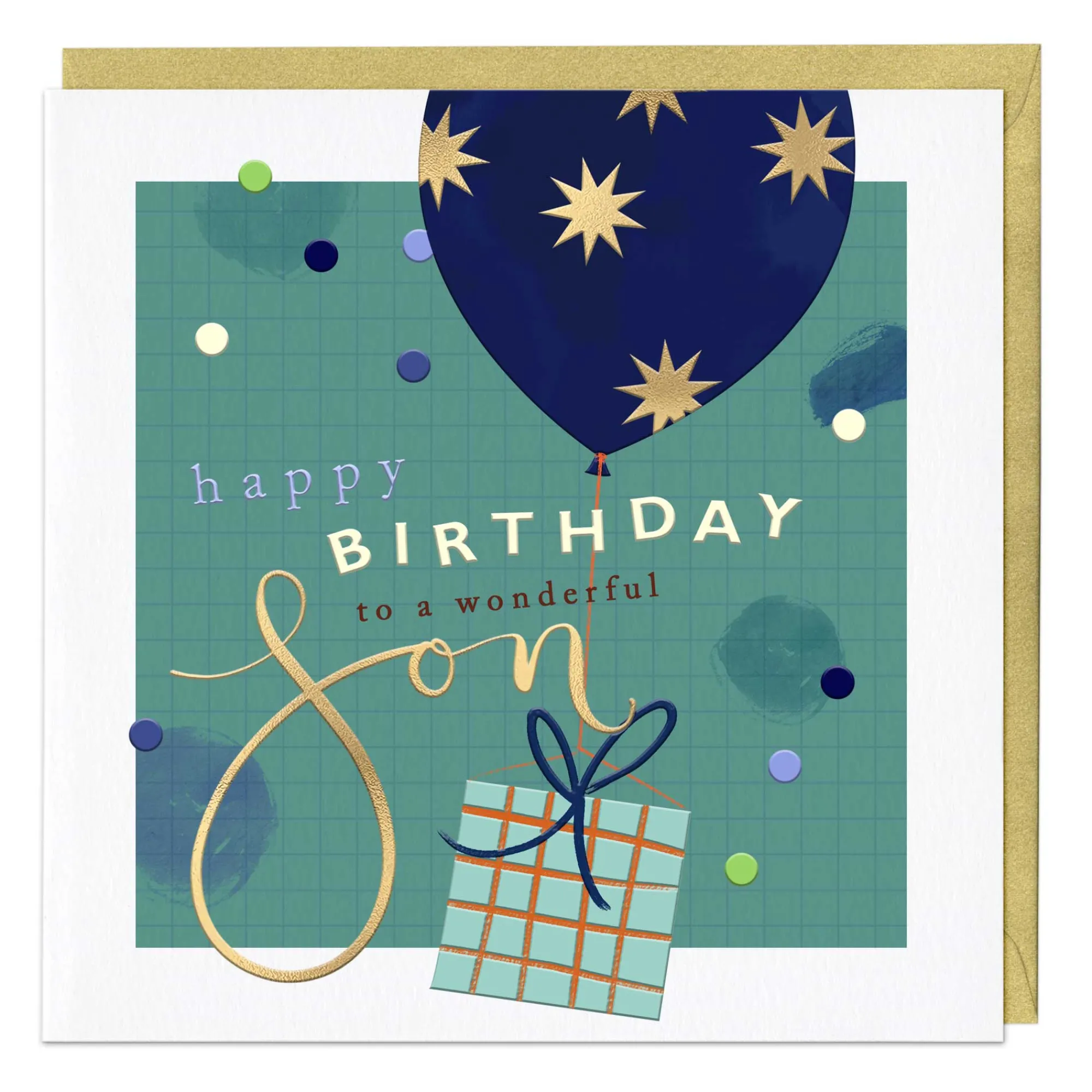 Birthday|Birthday*Whistlefish Sons Balloon Luxury Birthday Card