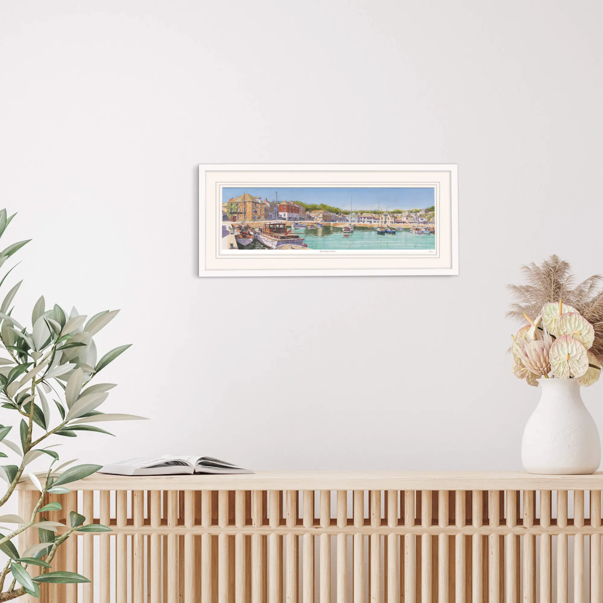 Unframed Prints*Whistlefish South Quay, Padstow Art Print