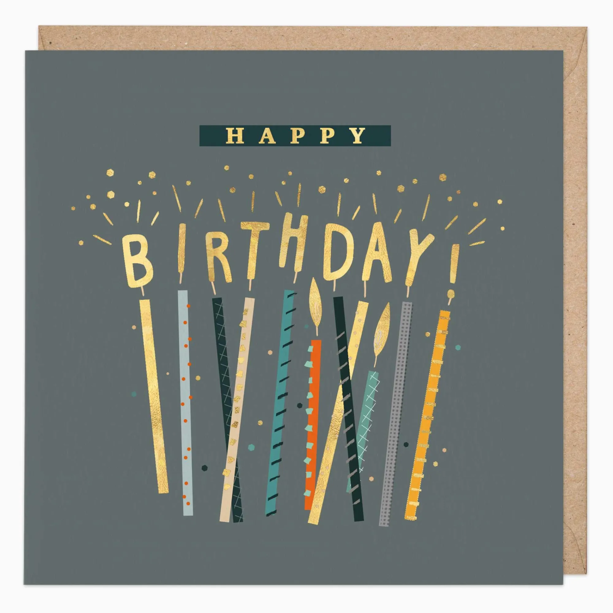 Birthday|For Him*Whistlefish Sparkling Candles Birthday Card