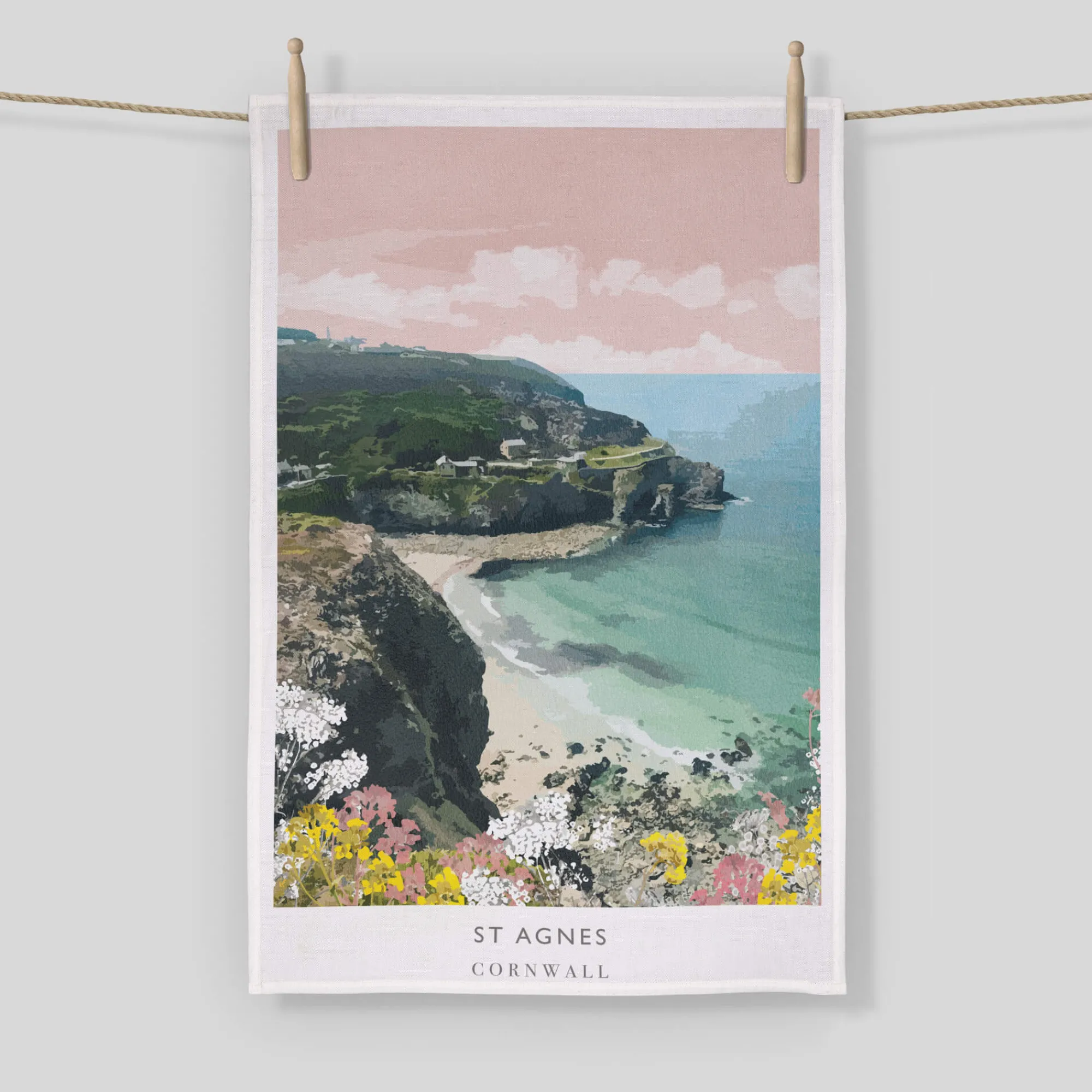 Under £20|Under £10*Whistlefish St Agnes Tea Towel