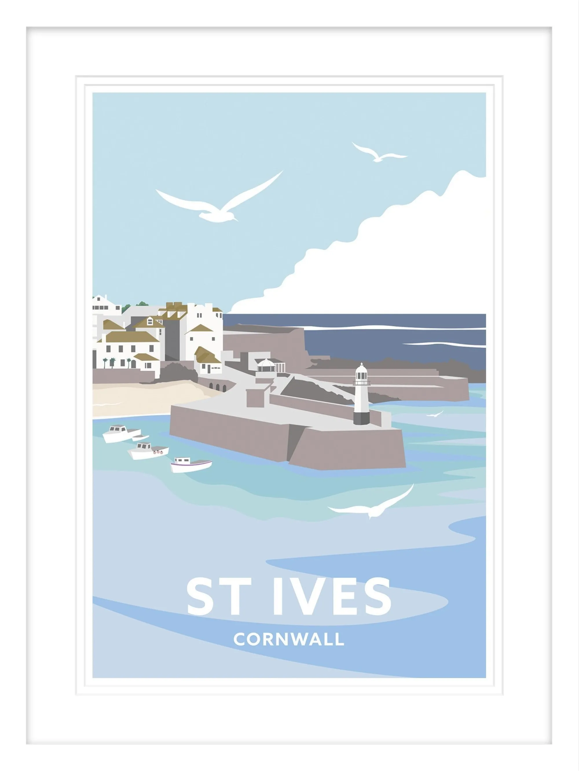 St Ives|Cornwall*Whistlefish St Ives Cornwall Small Framed Print