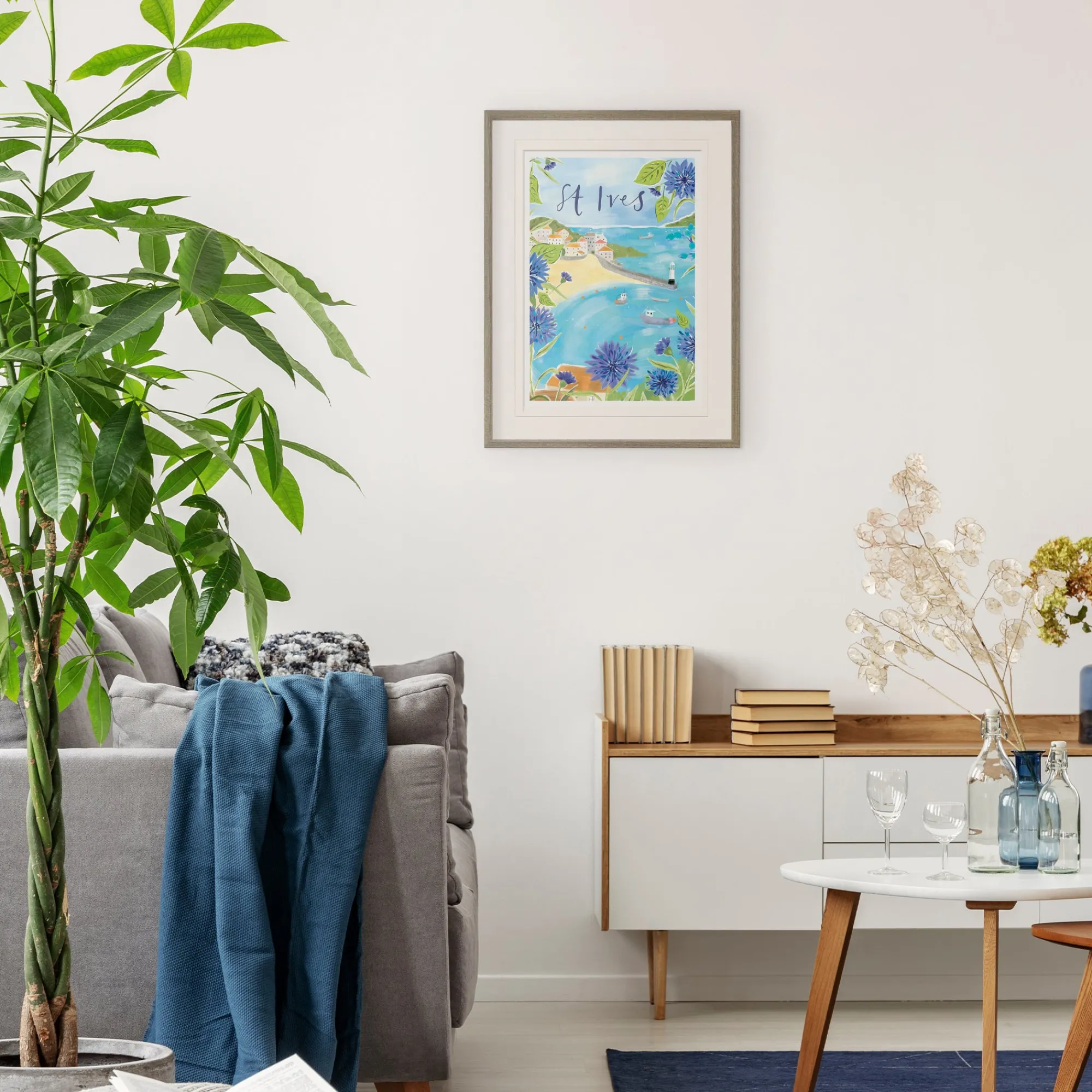 St Ives|Cornwall*Whistlefish St Ives Large Framed Print
