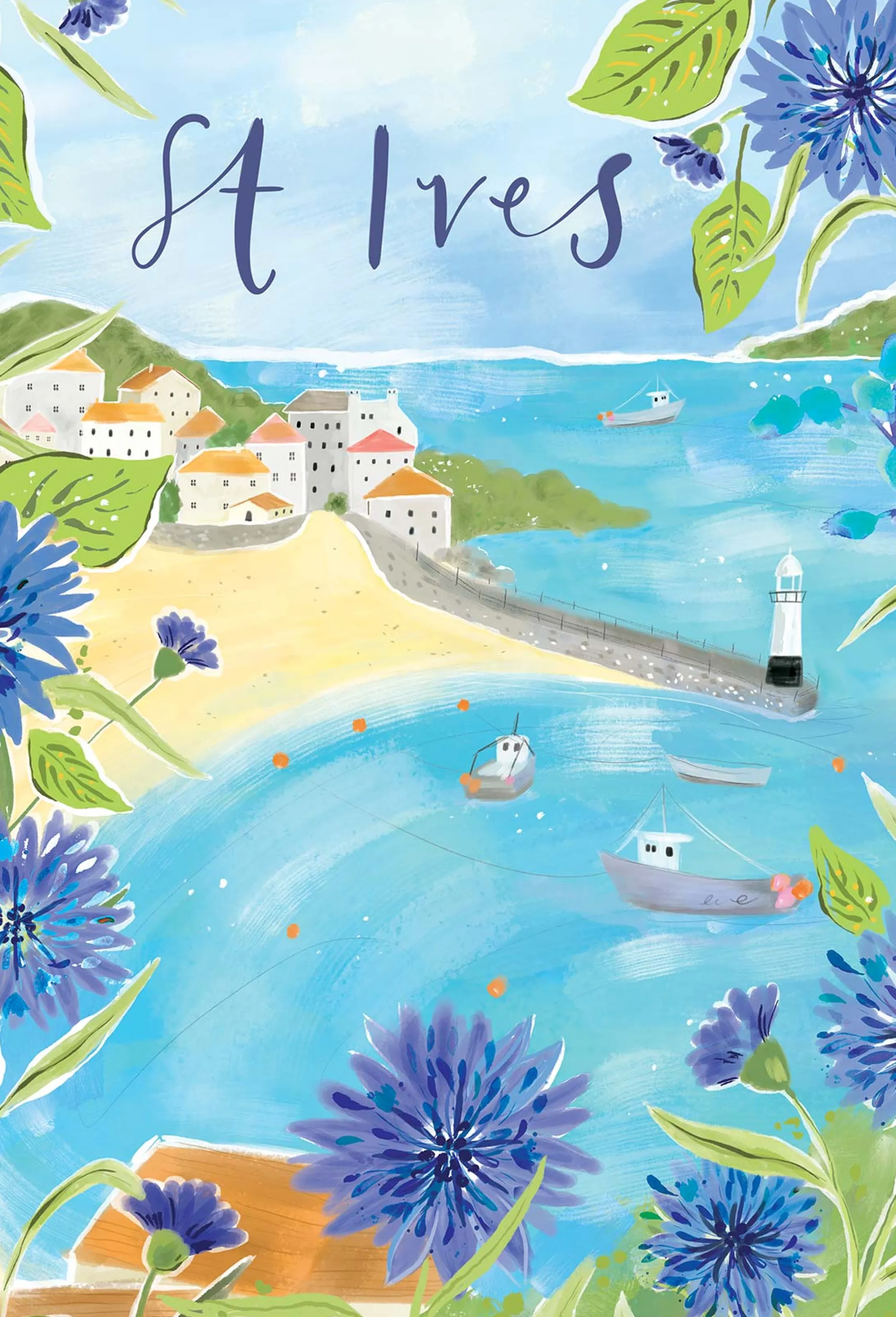 St Ives|Cornwall*Whistlefish St Ives Large Framed Print