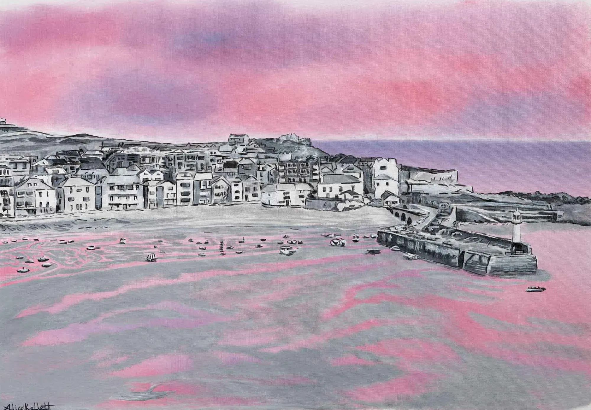 Unframed Prints*Whistlefish St Ives Med Art Print