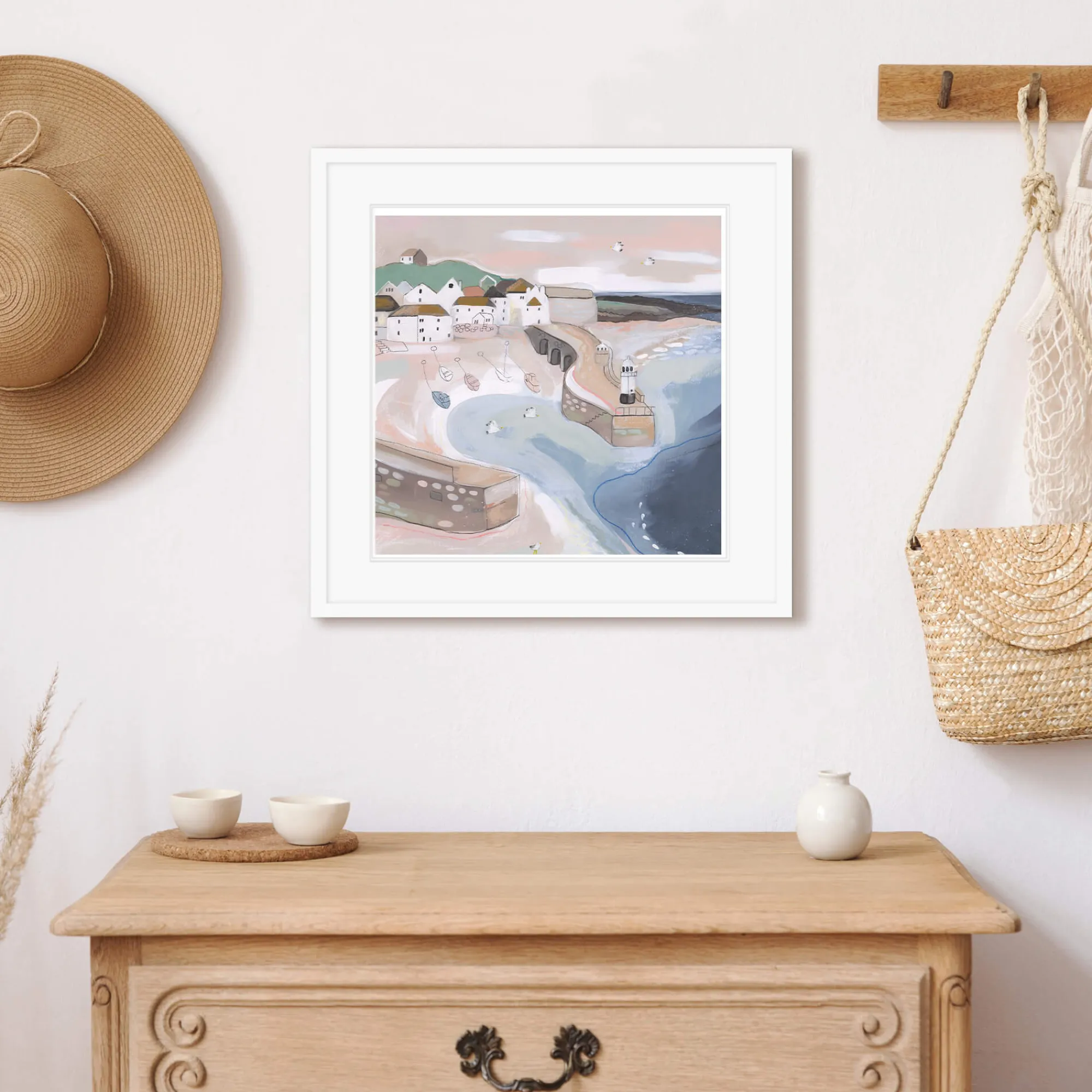 Unframed Prints*Whistlefish St Ives Morning Harbour Med Art Print