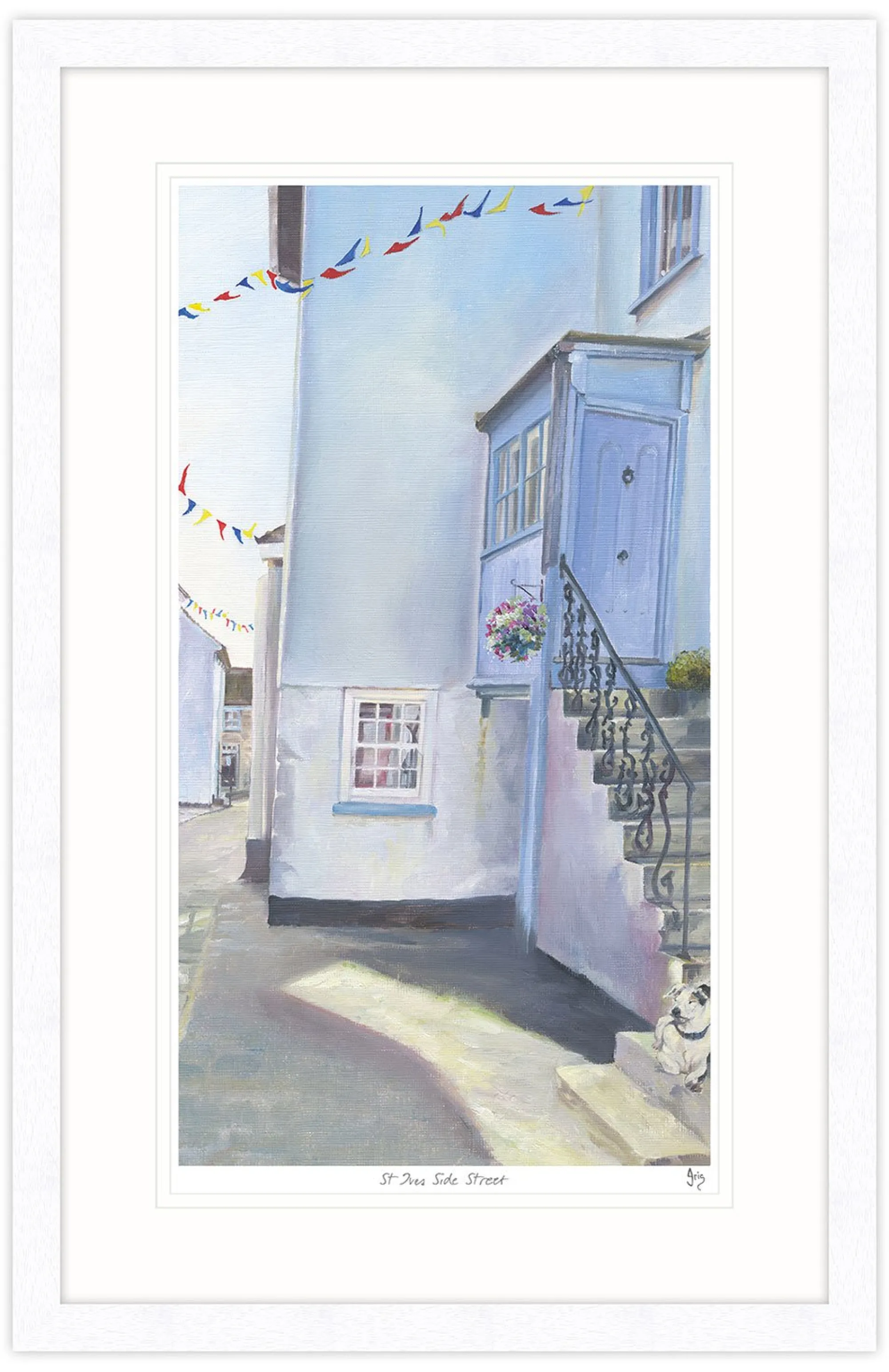 St Ives|Cornwall*Whistlefish St Ives Side Street Framed Print