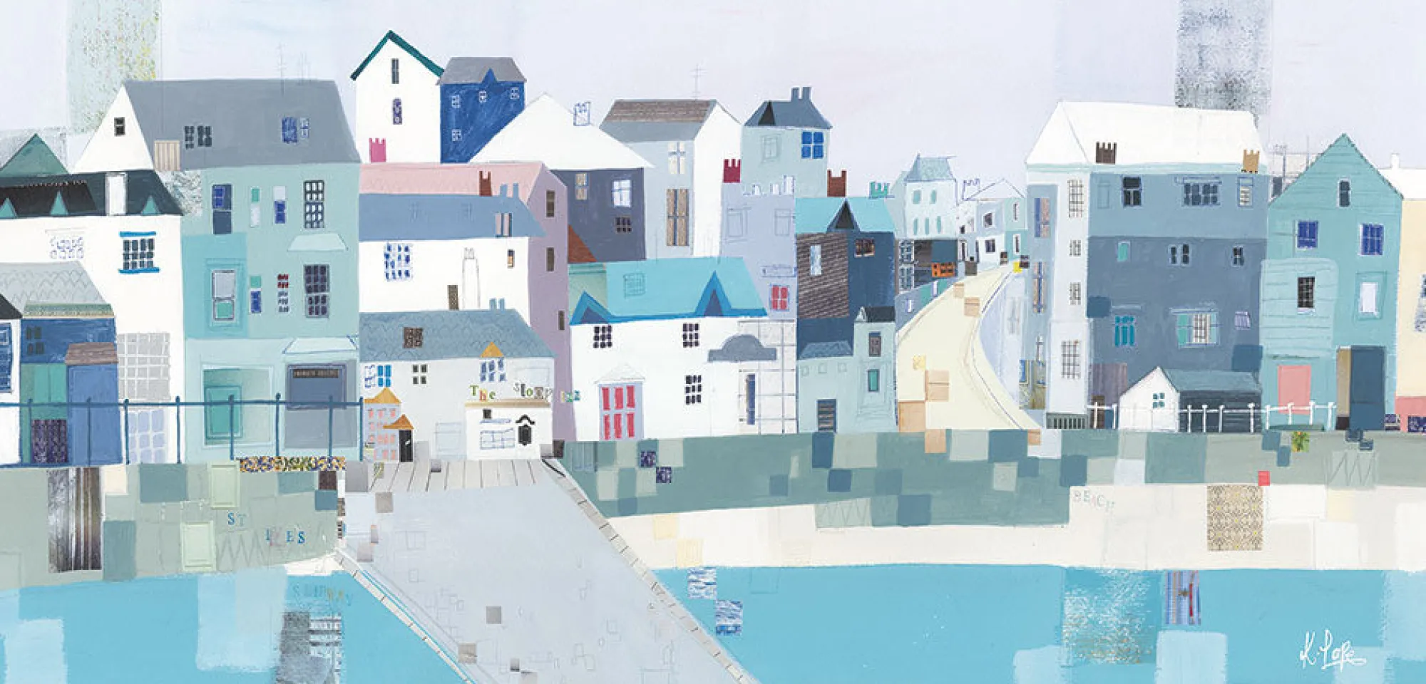 Unframed Prints*Whistlefish St Ives Slipway Art Print