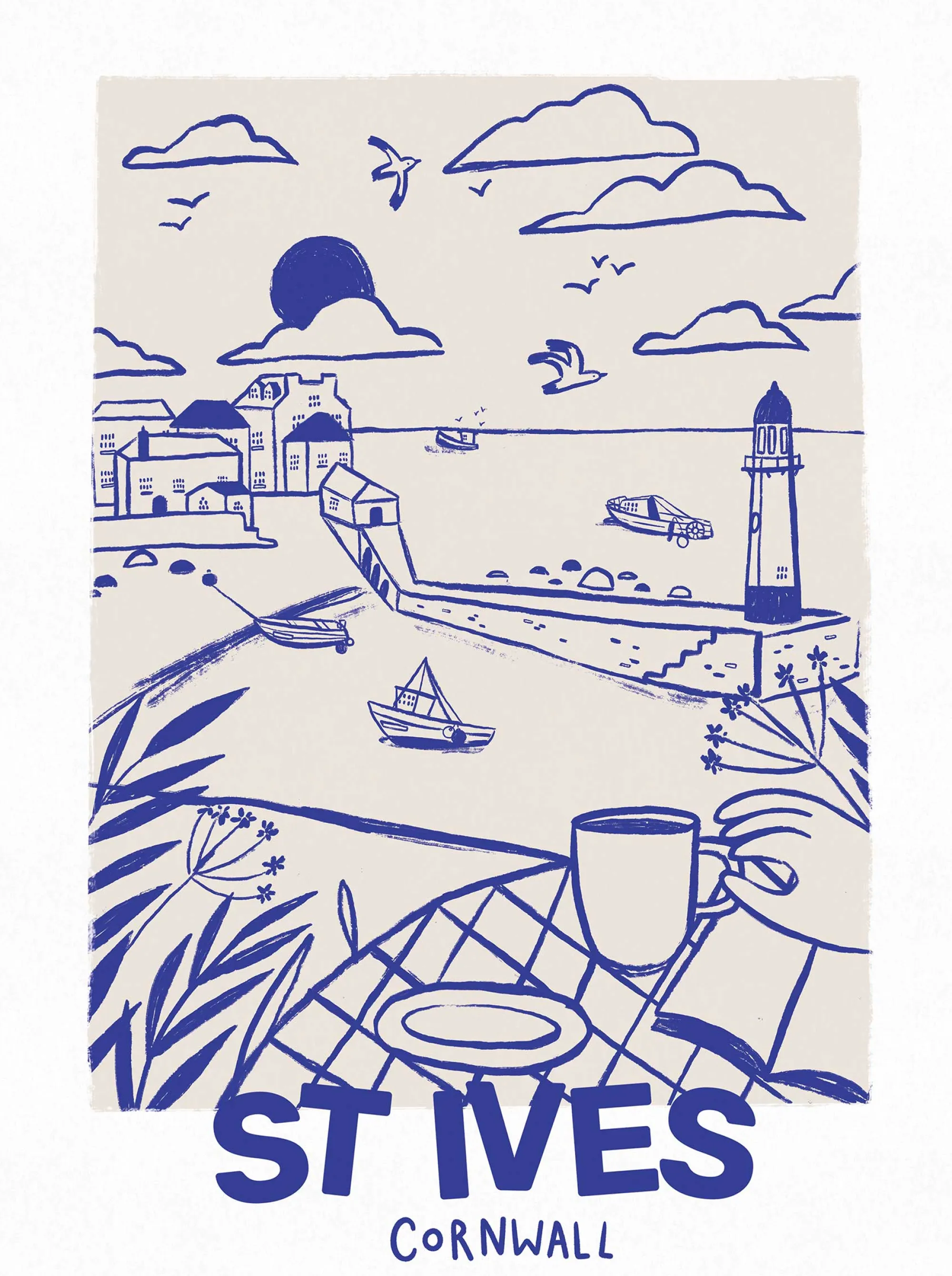 St Ives*Whistlefish St Ives Small Framed Print