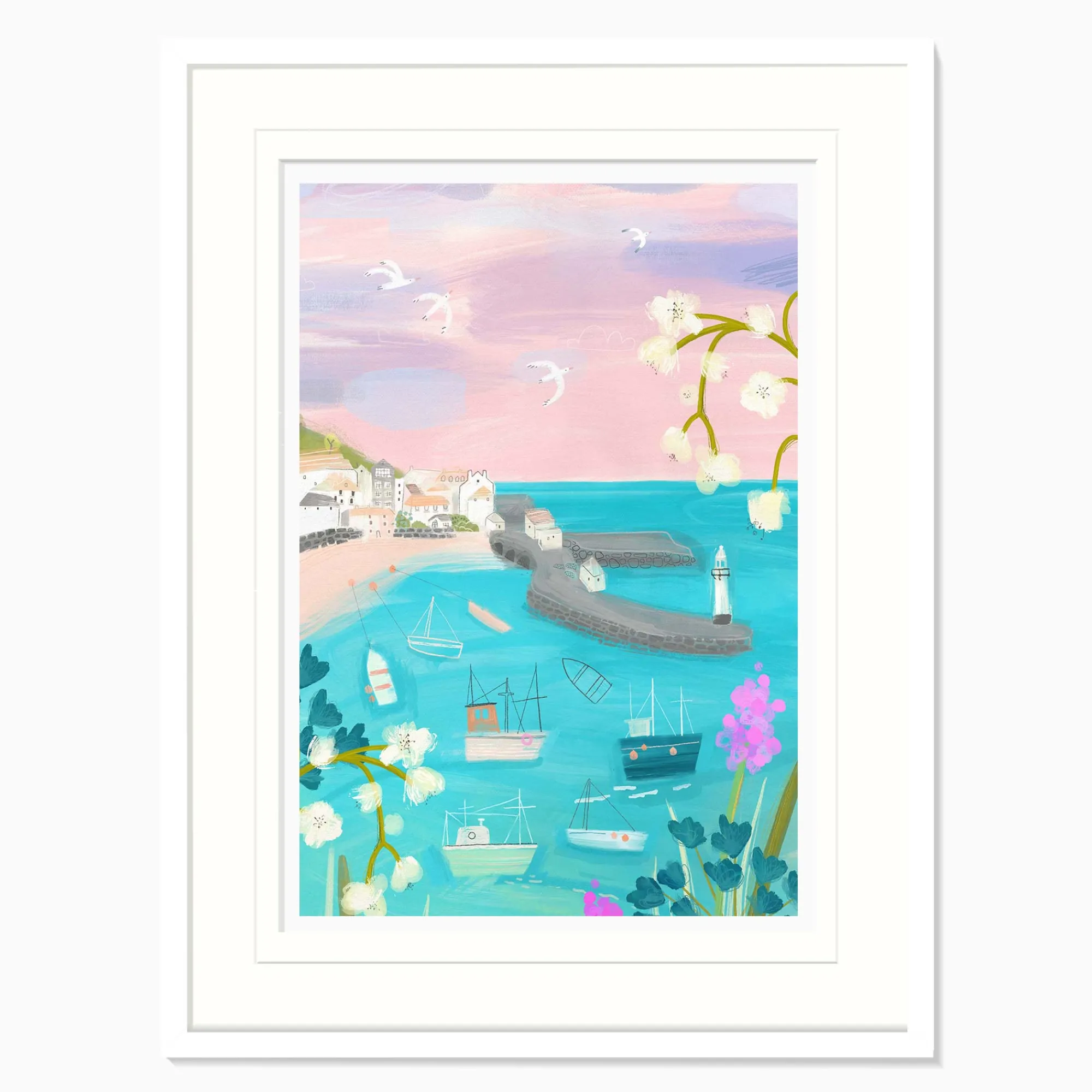 St Ives|Cornwall*Whistlefish St Ives Spring Light Framed Print