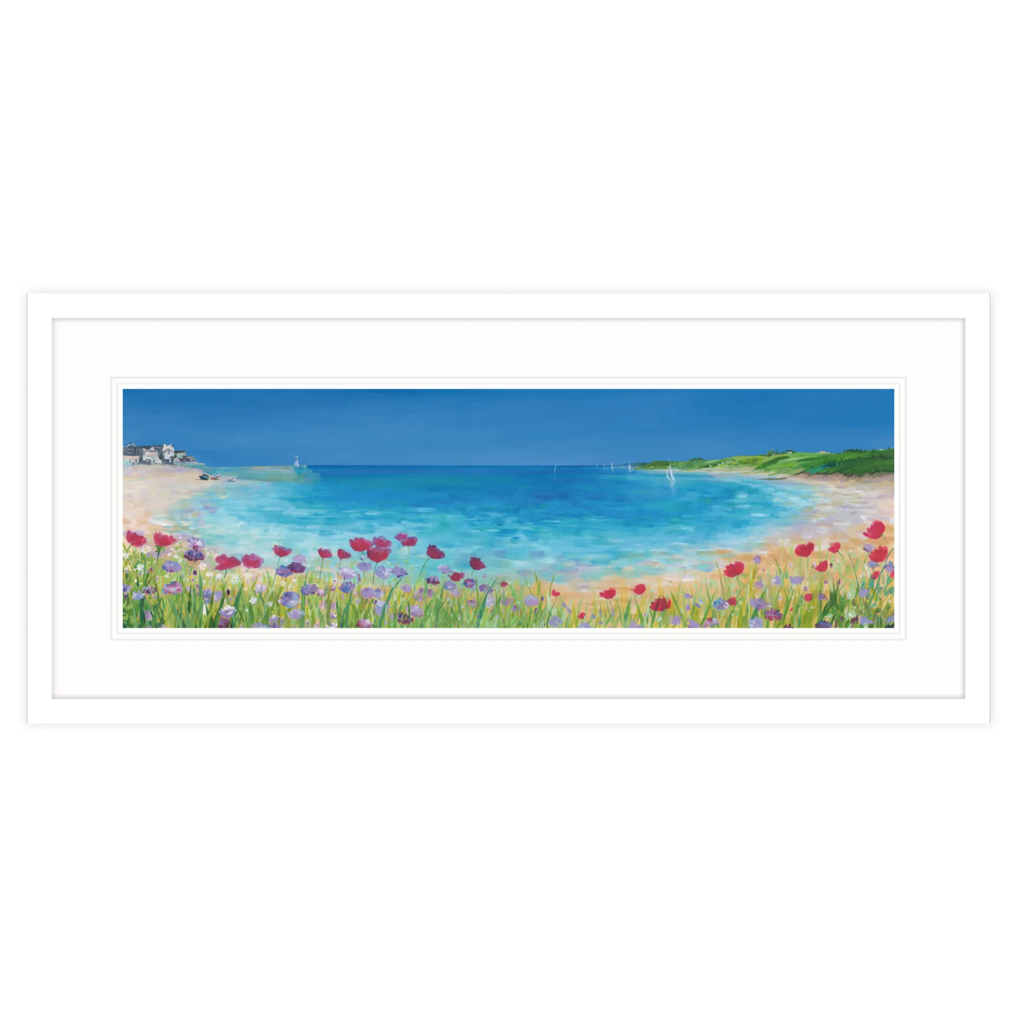 St Ives|Cornwall*Whistlefish St Ives Summer Bouquet Framed Print