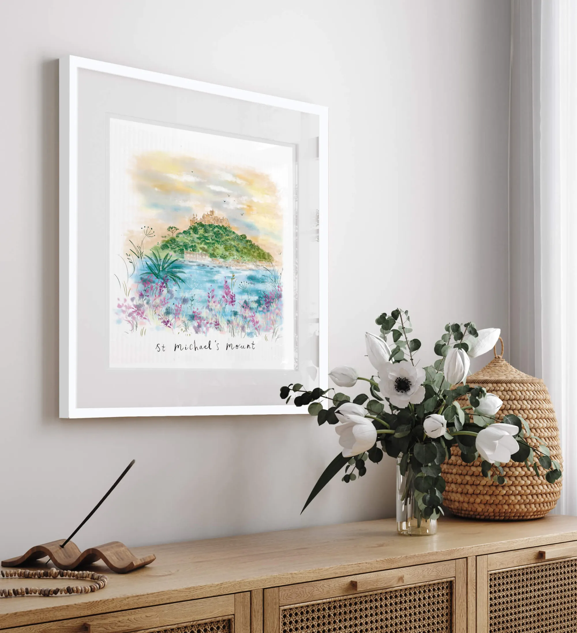 Unframed Prints*Whistlefish St Michaels Mount Art Print