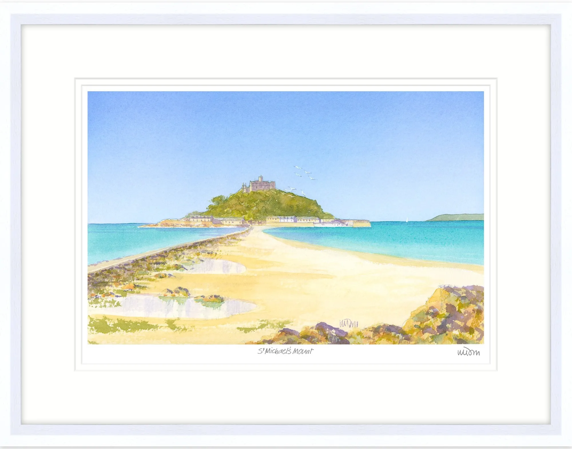 Cornwall|Framed Prints*Whistlefish St Michael's Way Framed Print
