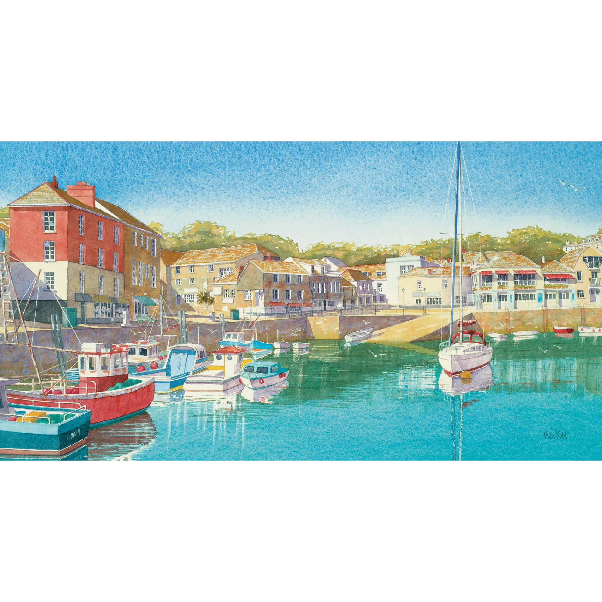 Unframed Prints*Whistlefish Summer Days, Padstow Art Print